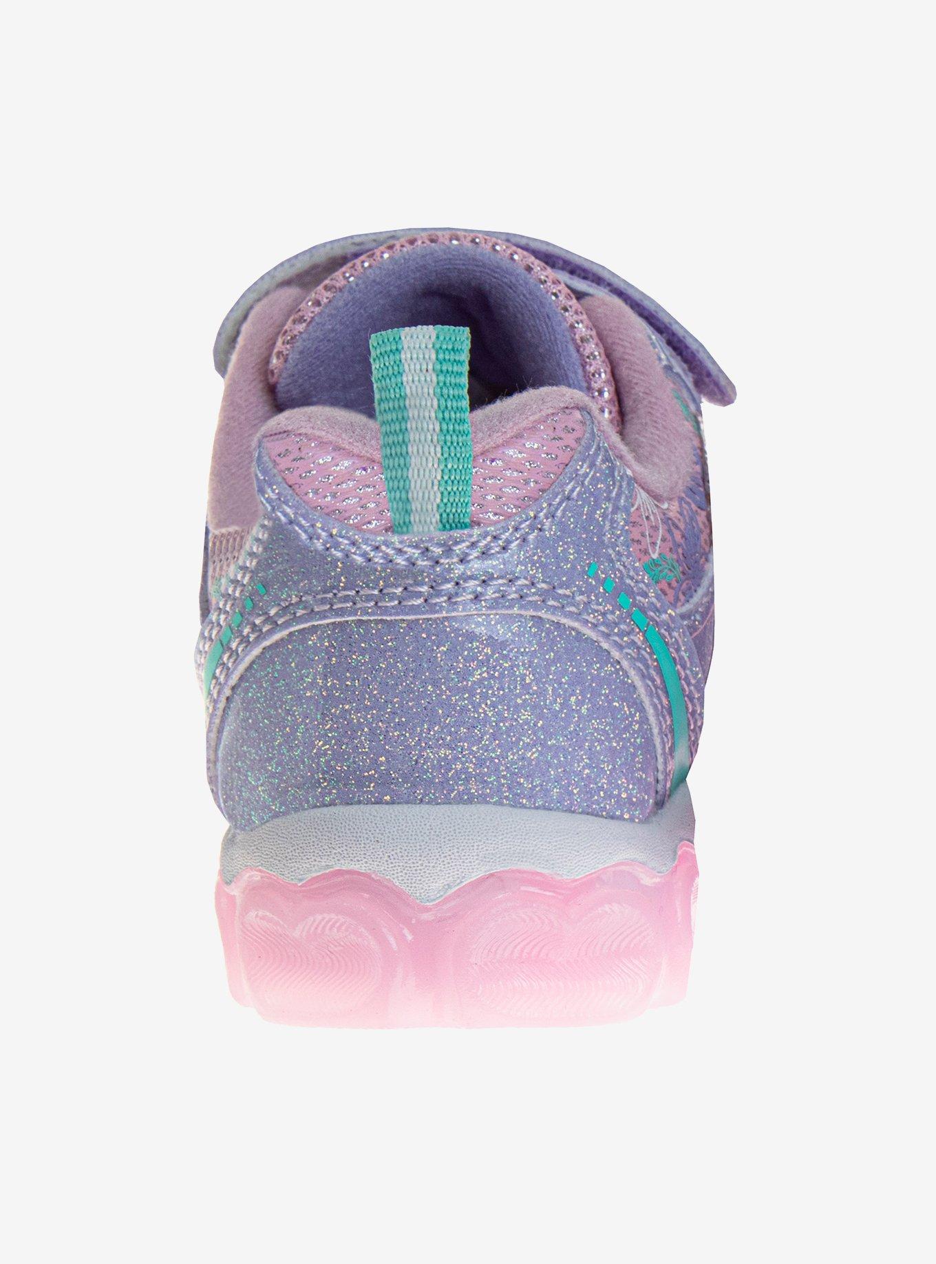 Disney The Little Mermaid Toddler & Girls Light Up Sneakers, PINK, alternate