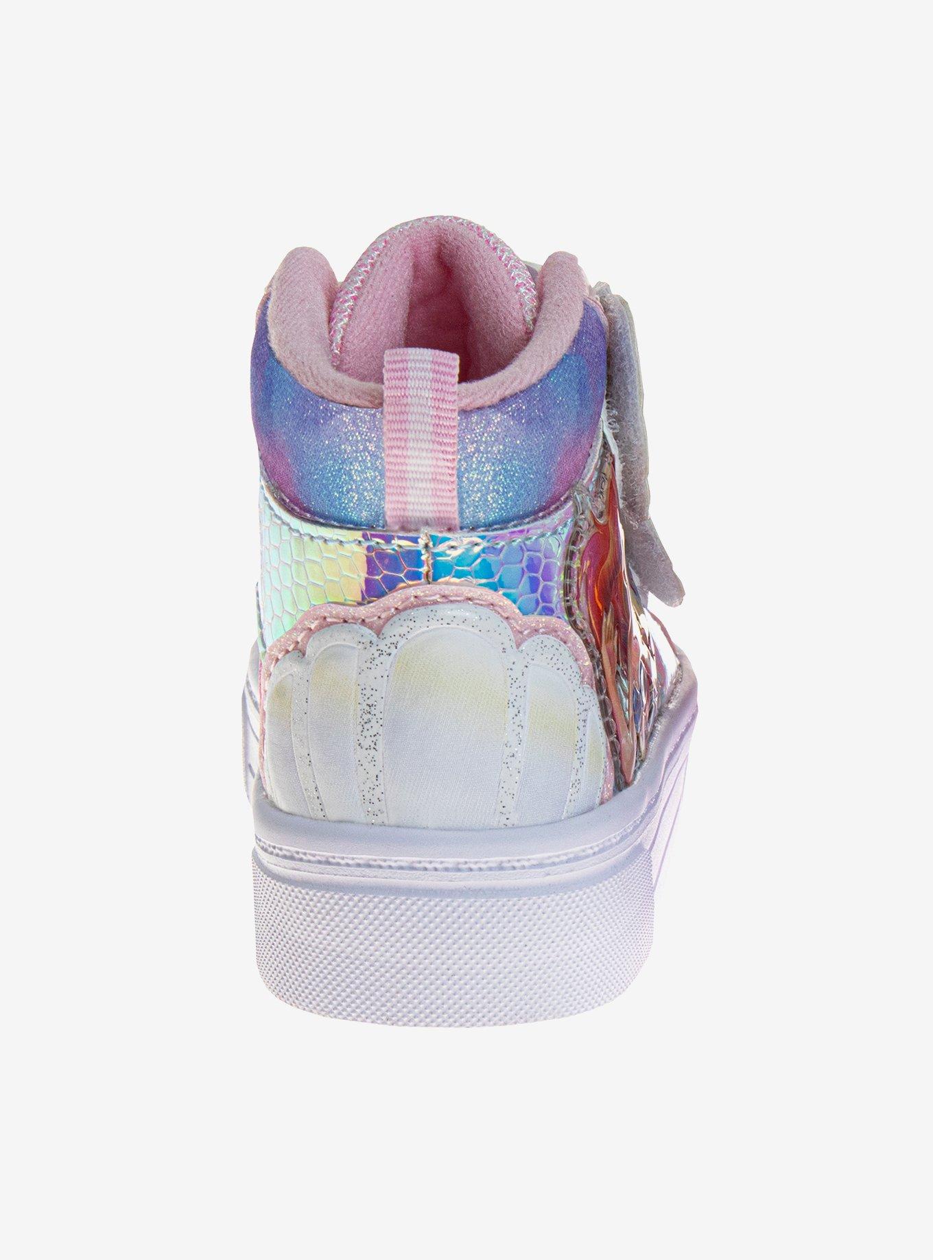 Disney The Little Mermaid Toddler & Girls High Top Sneakers, PINK, alternate