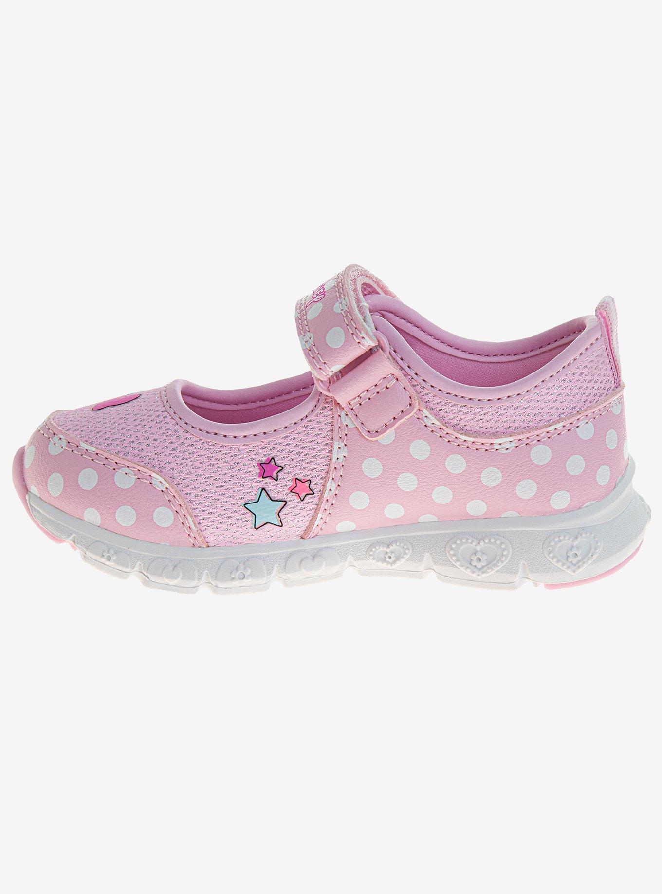 Disney Minnie Mouse & Daisy Toddler & Girls Light-Up Mary Jane Sneakers, PINK, alternate