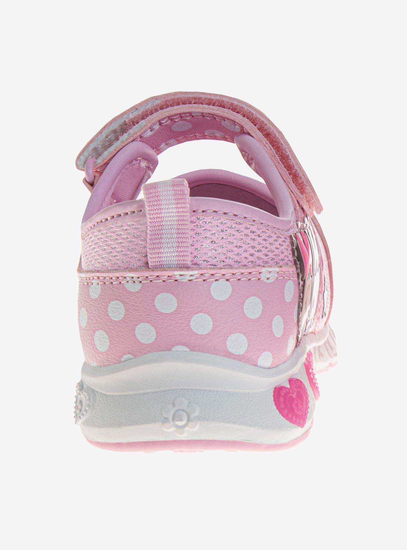 Disney Minnie Mouse & Daisy Toddler & Girls Light-Up Mary Jane Sneakers, PINK, alternate