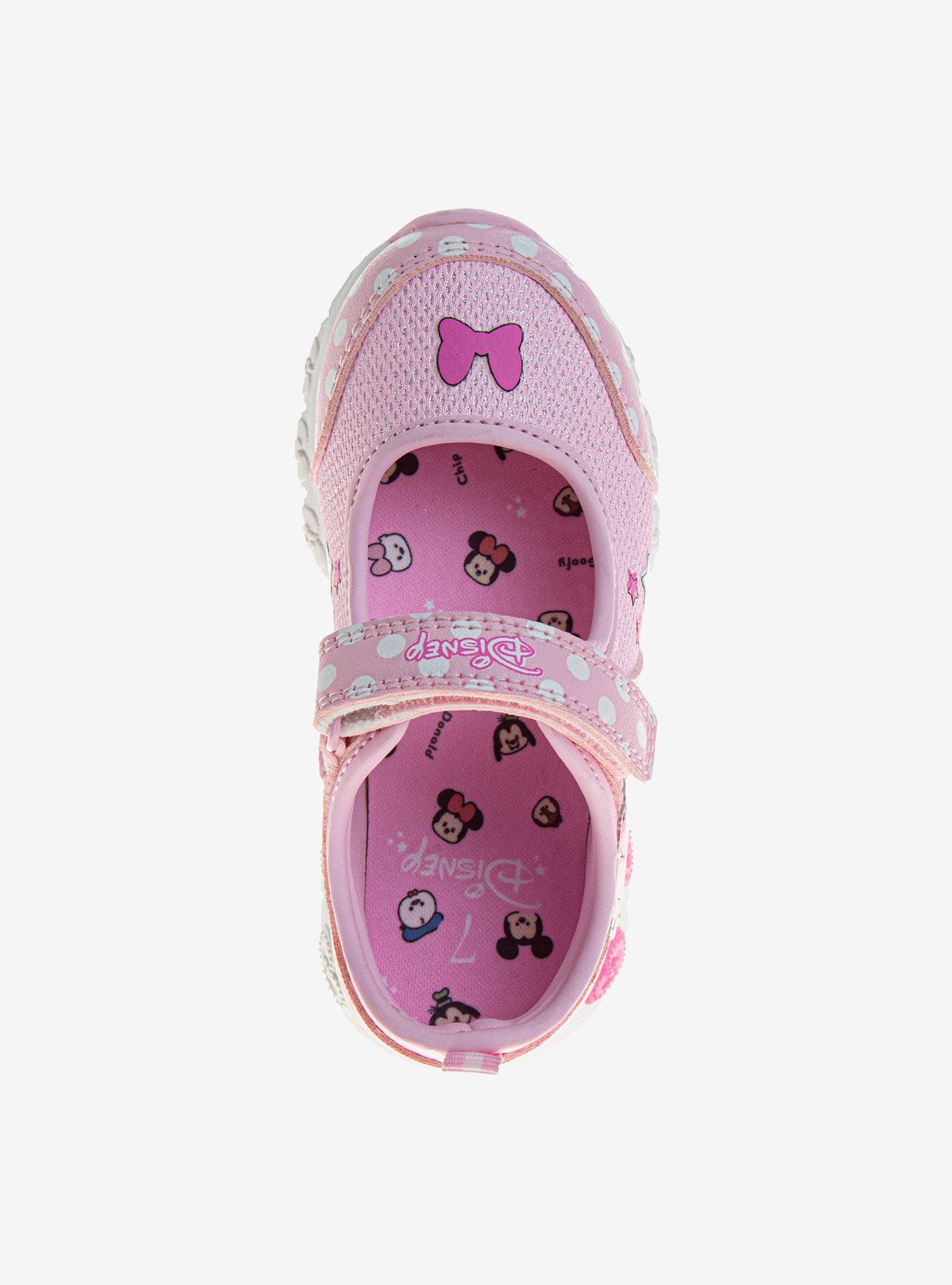 Disney Minnie Mouse & Daisy Toddler & Girls Light-Up Mary Jane Sneakers, PINK, alternate