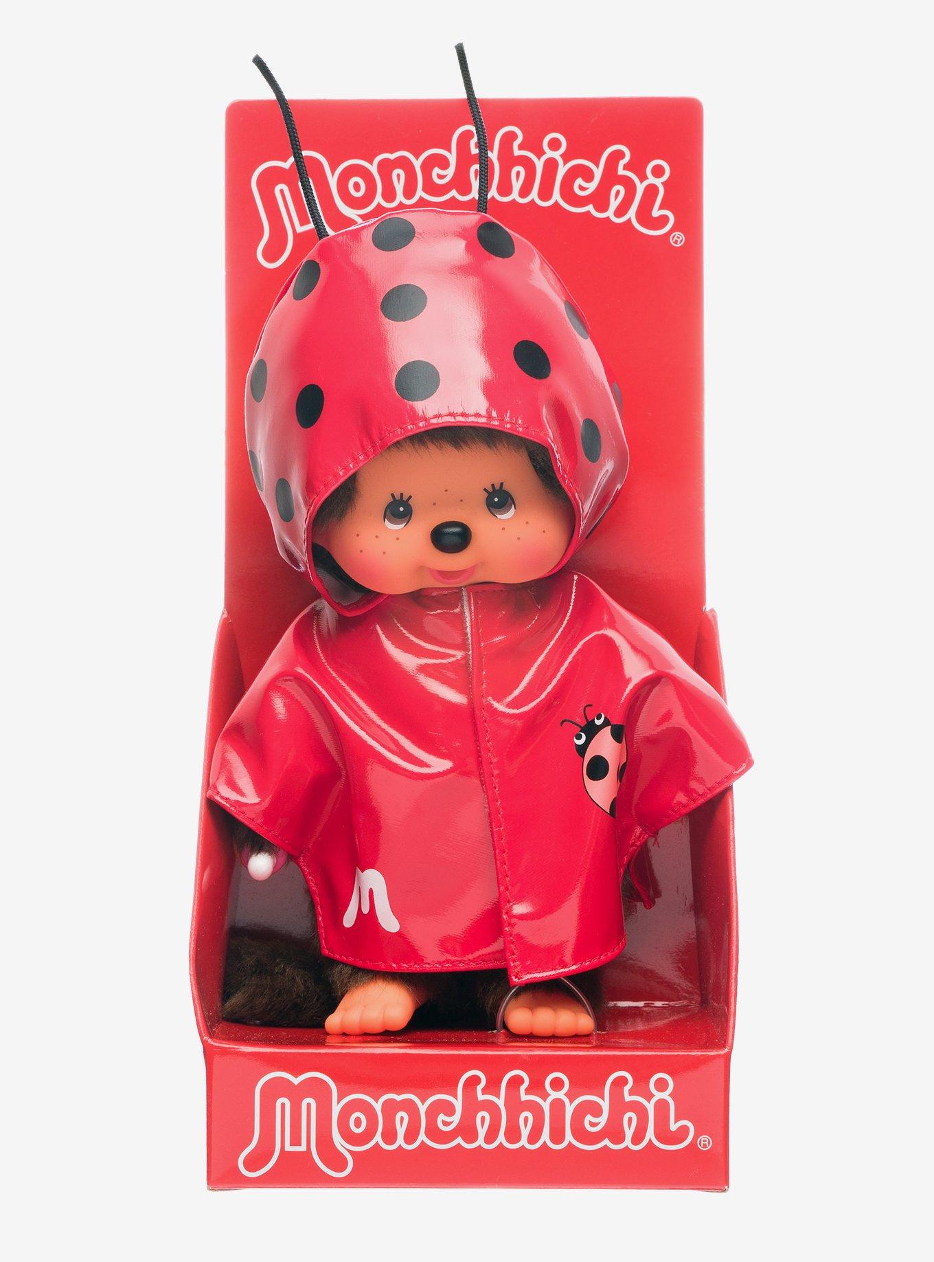 Monchhichi Boy Ladybug Raincoat Doll, , hi-res