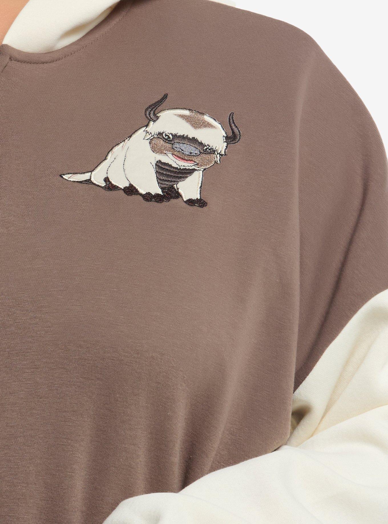 Avatar: The Last Airbender Appa Cosplay Girls Hoodie Plus Size, BEIGE, alternate