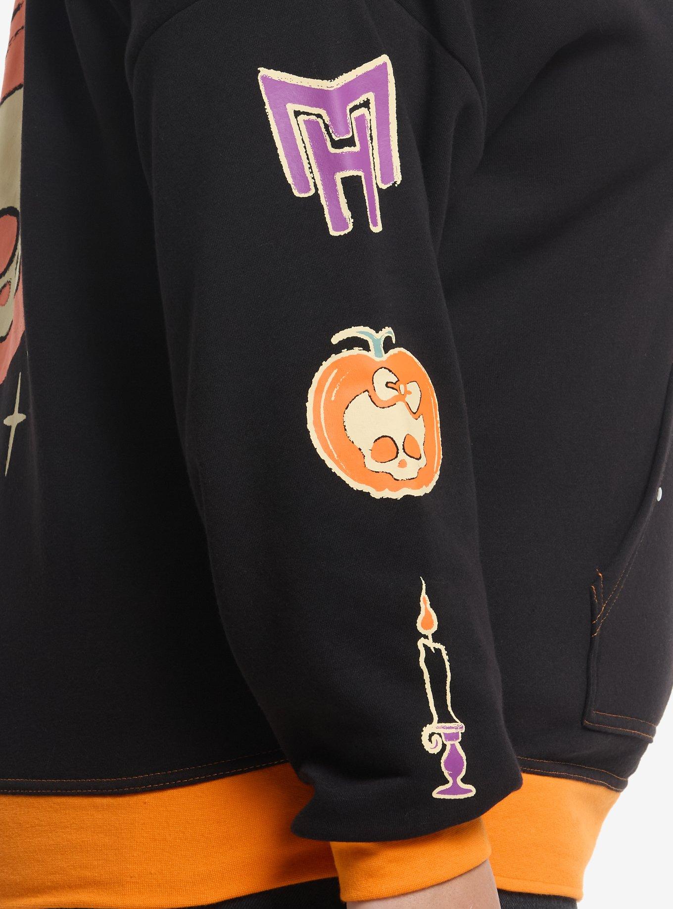 Monster High Halloween Icons Girls Hoodie Plus Size, ORANGE, alternate