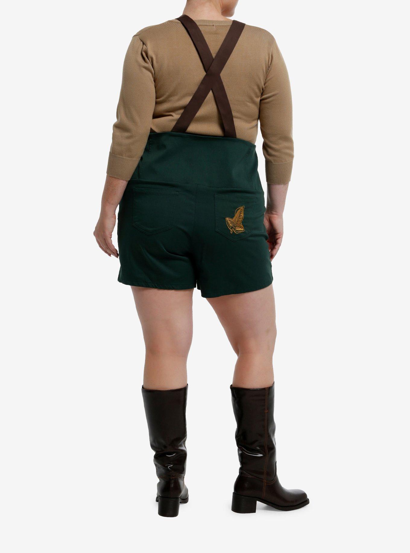 Her Universe The Lord Of The Rings Icons High-Waisted Shortalls Plus Size Her Universe Exclusive, , hi-res