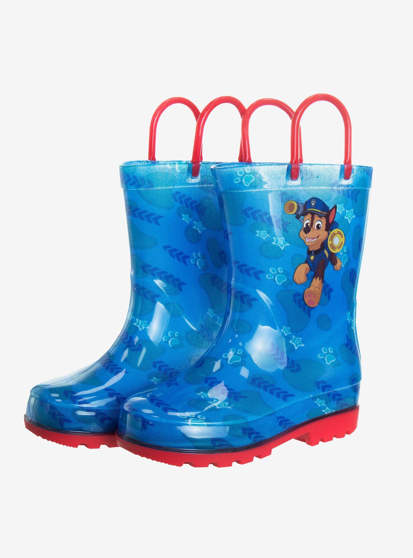 Paw Patrol Marshall and Chase Toddler & Little Kids Rainboots, BLUE, alternate