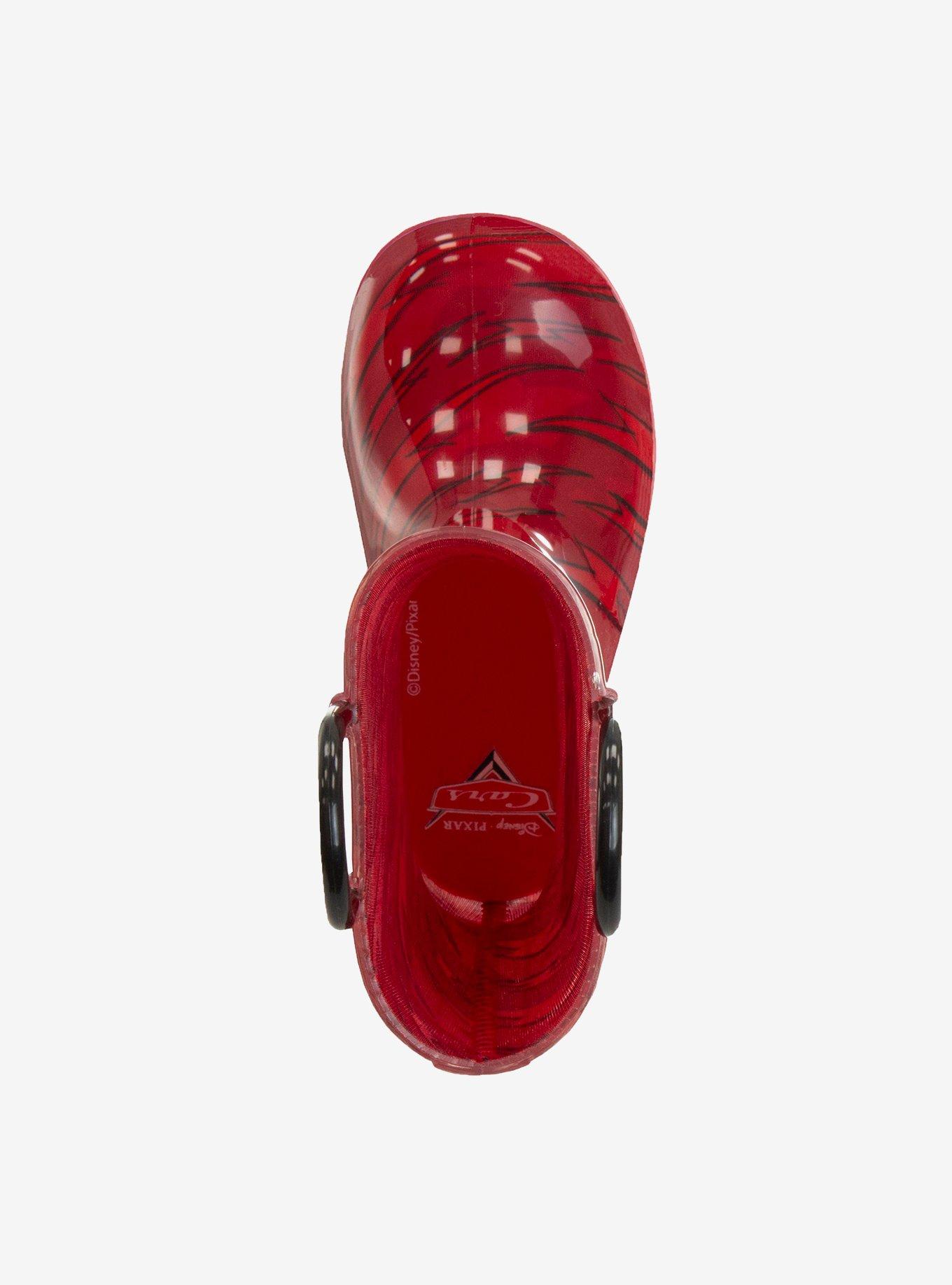 Disney Pixar Cars Lightning McQueen Toddler & Boys Rainboots, RED, alternate