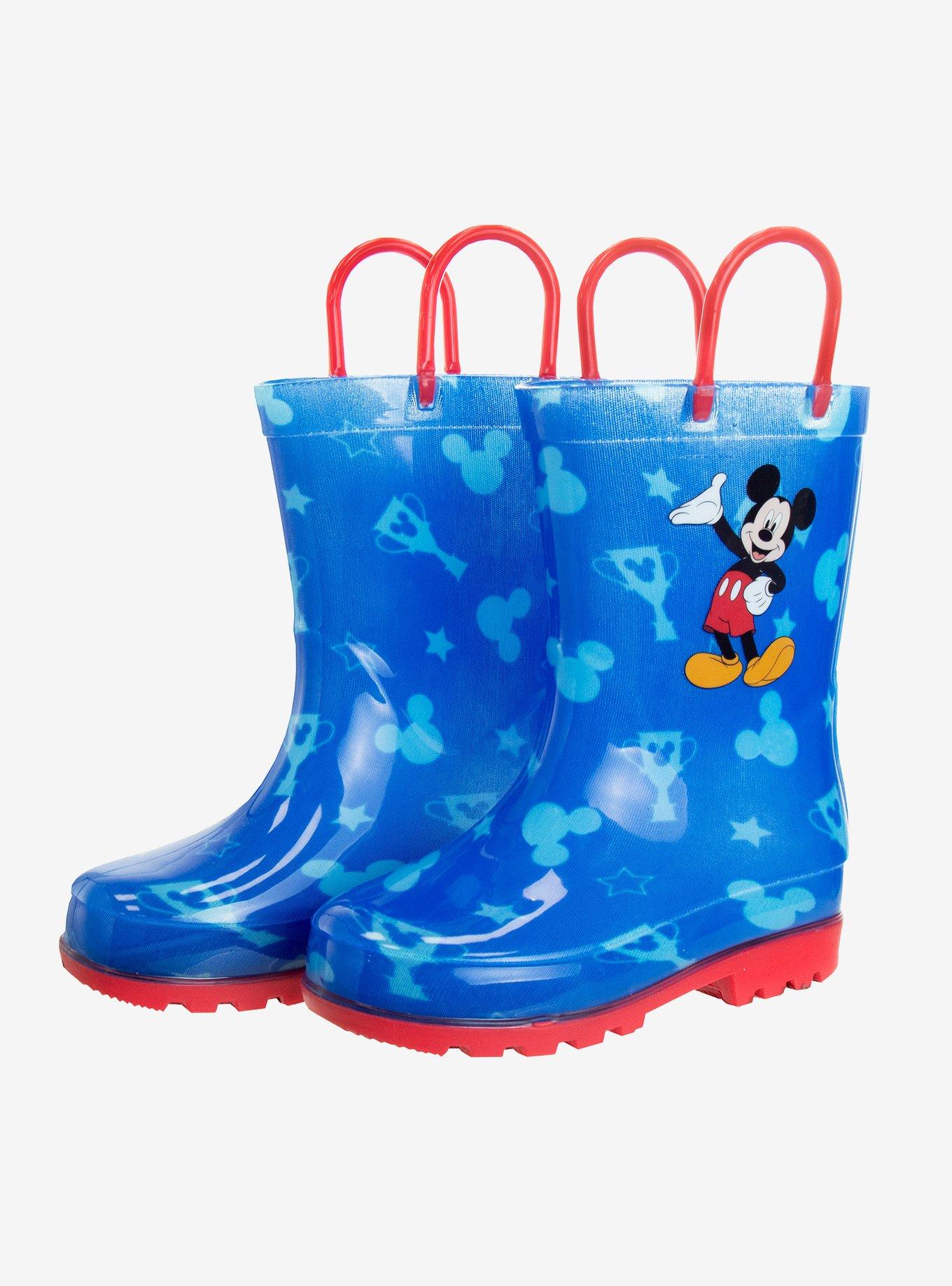 Disney Mickey Mouse Toddler & Boys Rainboots, BLUE, alternate