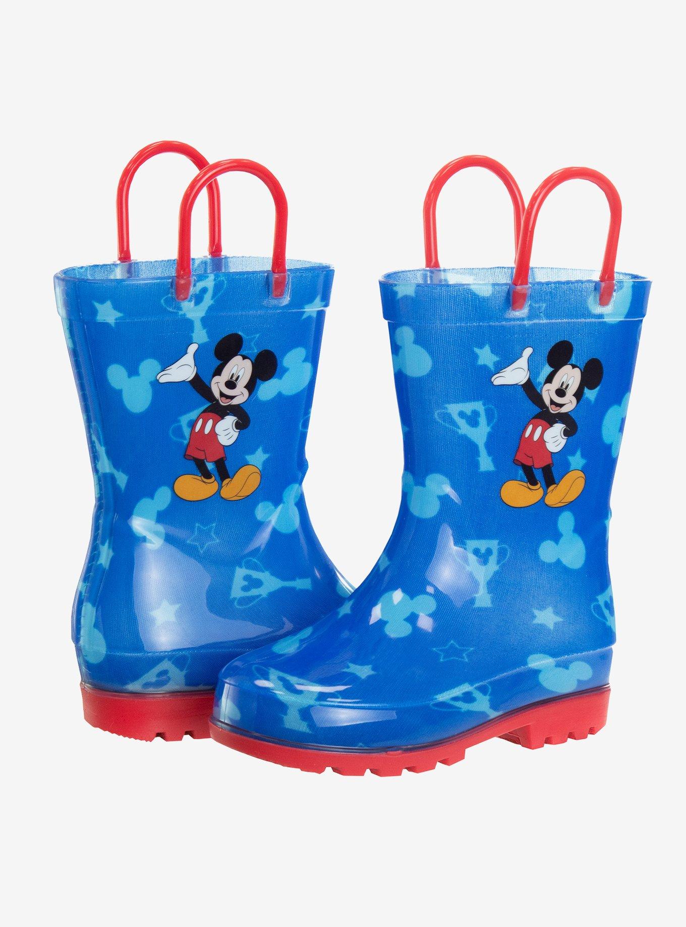 Disney Mickey Mouse Toddler & Boys Rainboots, BLUE, alternate