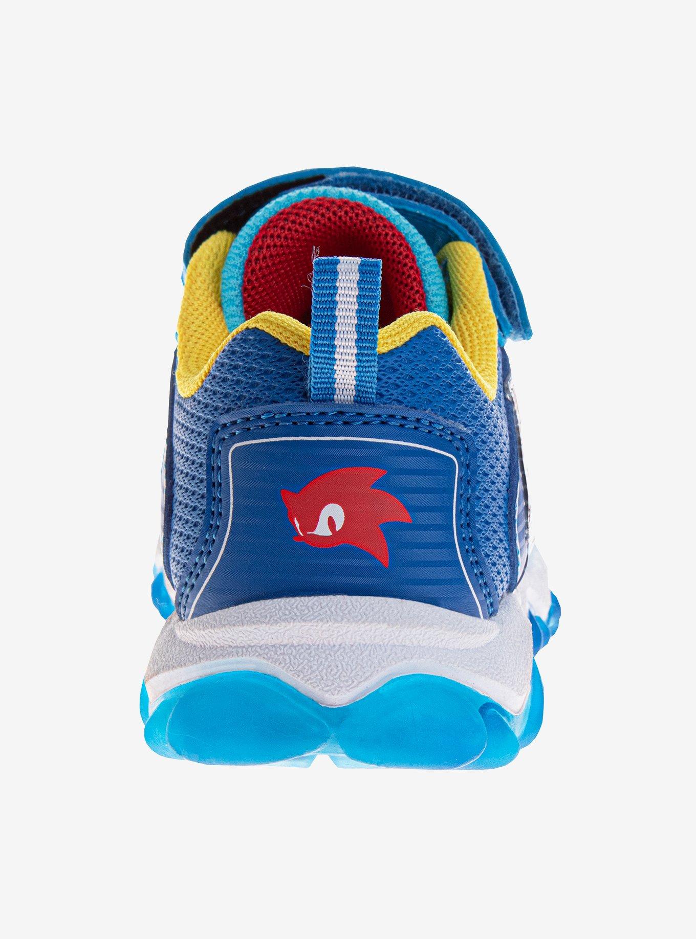 Sonic The Hedgehog Toddler & Boys Light Up Sneakers, BLUE, alternate