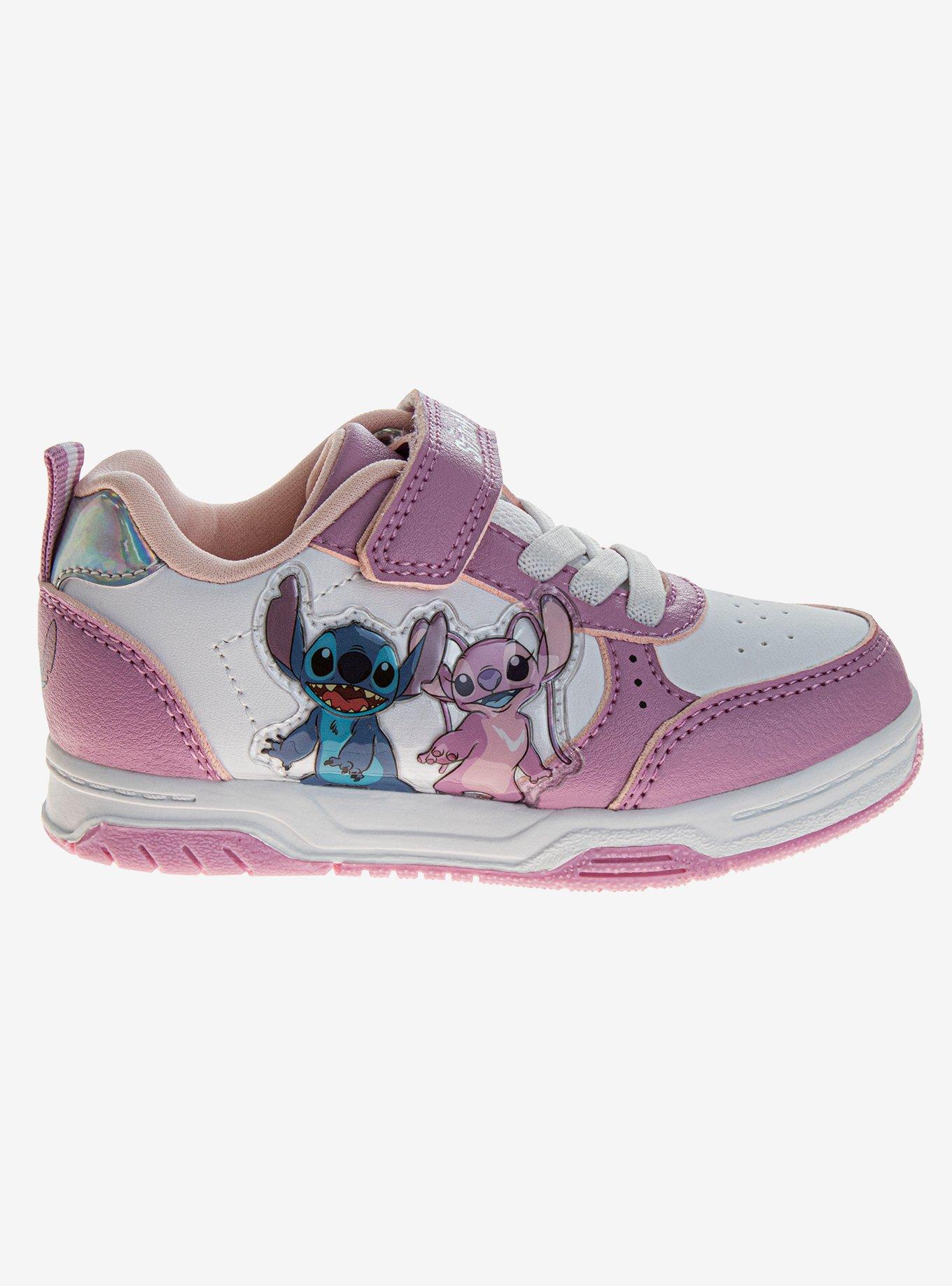 Disney Lilo & Stitch and Angel Toddler & Girls Skate Style Sneakers, PINK, alternate