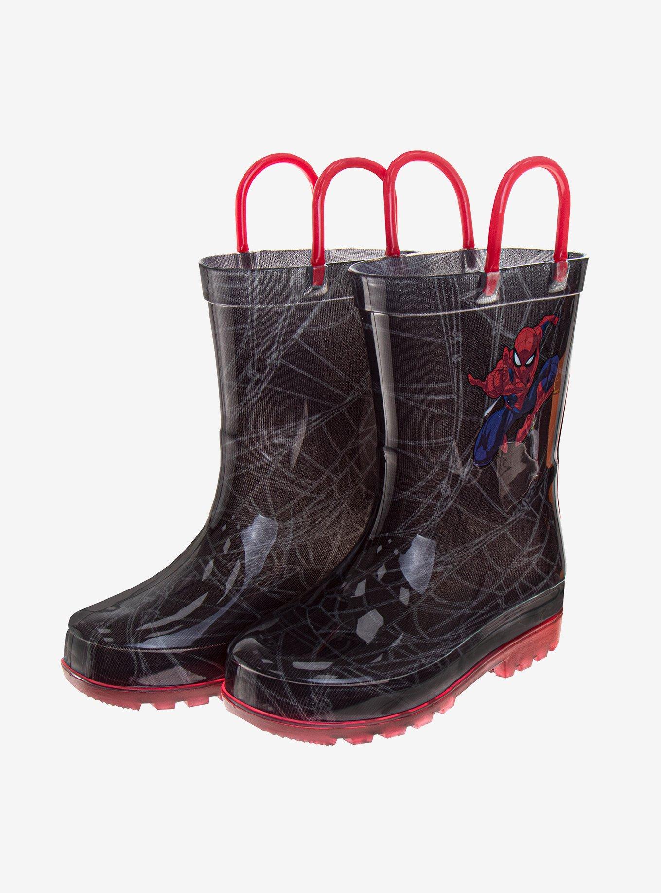 Marvel Spider-Man Toddler & Boys Rainboots, BLACK, alternate
