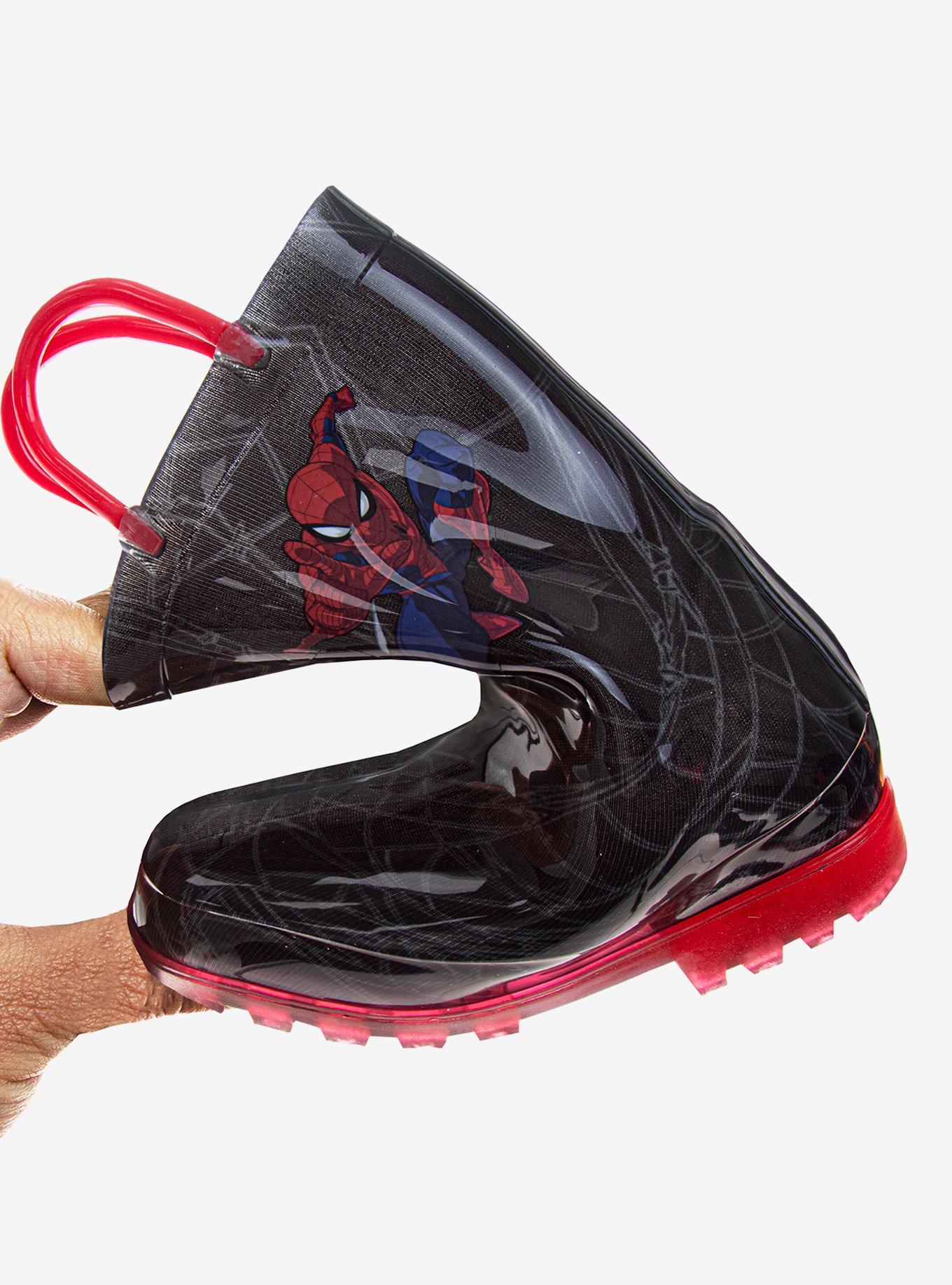 Marvel Spider-Man Toddler & Boys Rainboots, BLACK, alternate