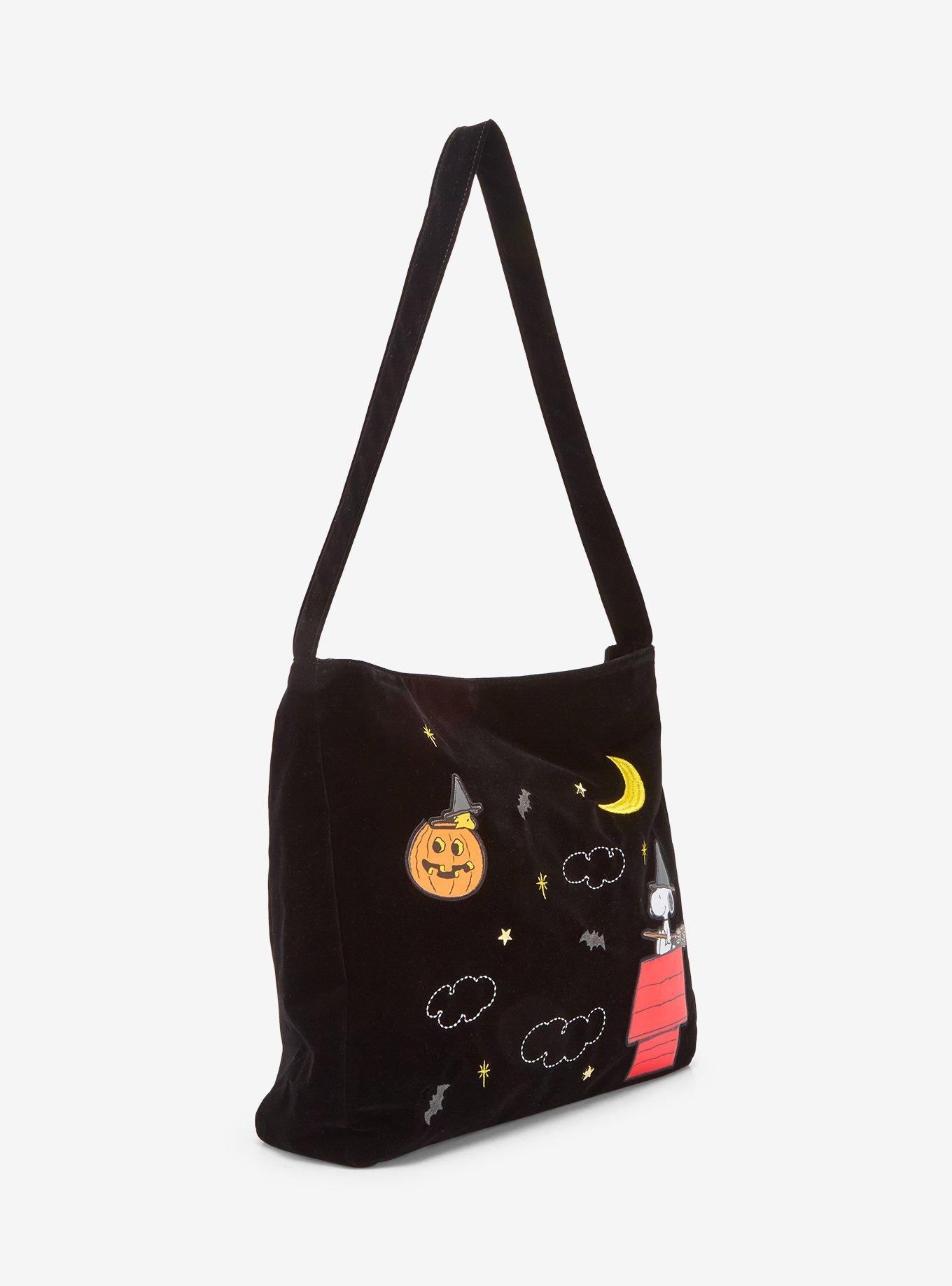Her Universe Peanuts Snoopy Woodstock Halloween Hobo Bag, , hi-res