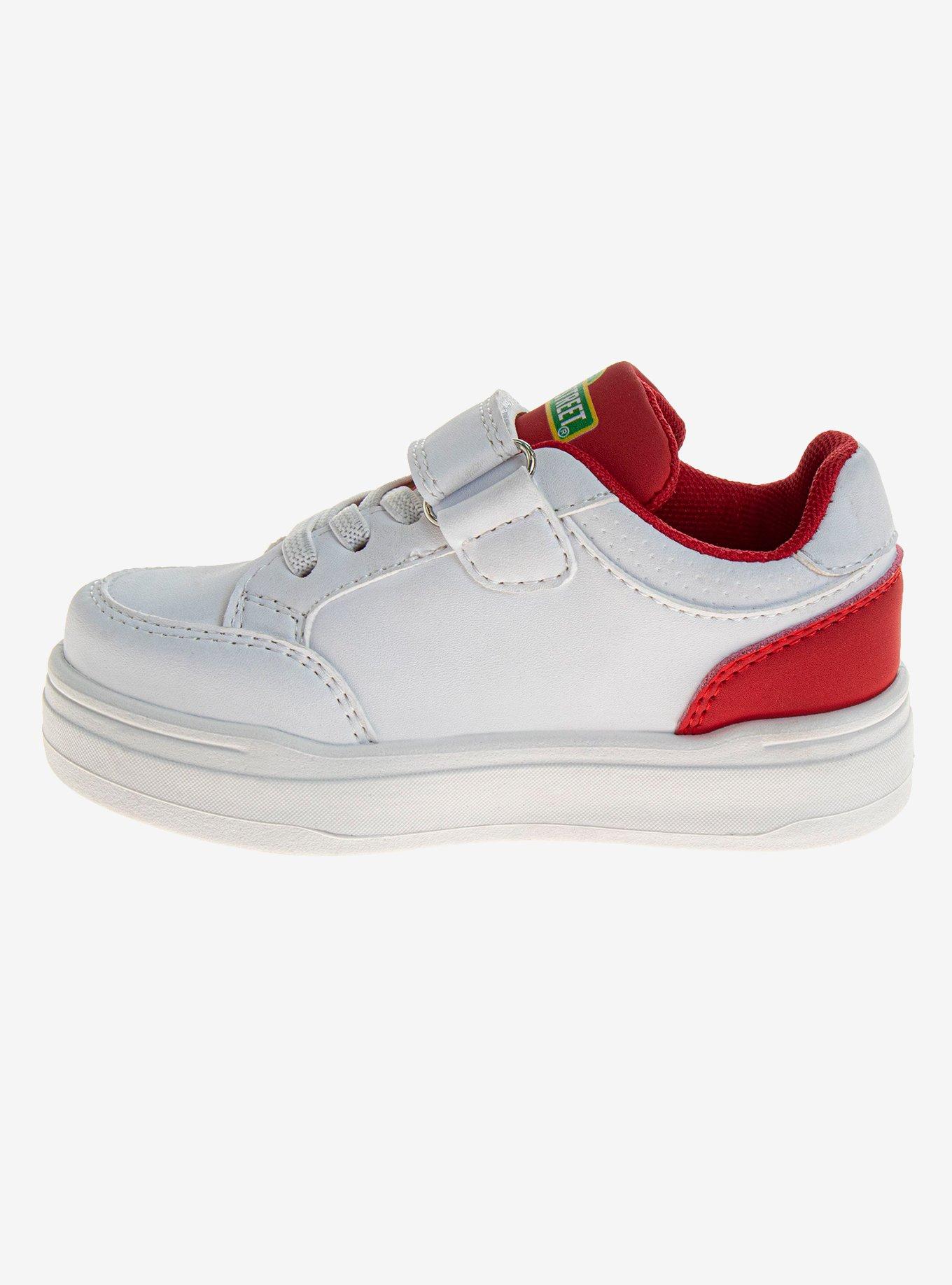Sesame Street Star Elmo Toddler & Kids Sneakers, BRIGHT WHITE, alternate