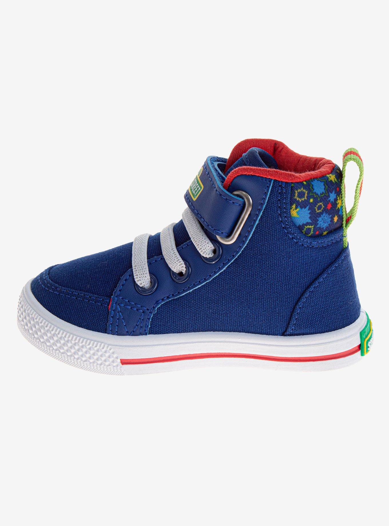 Sesame Street Toddler & Kids Elmo High Top Sneakers, BLUE, alternate