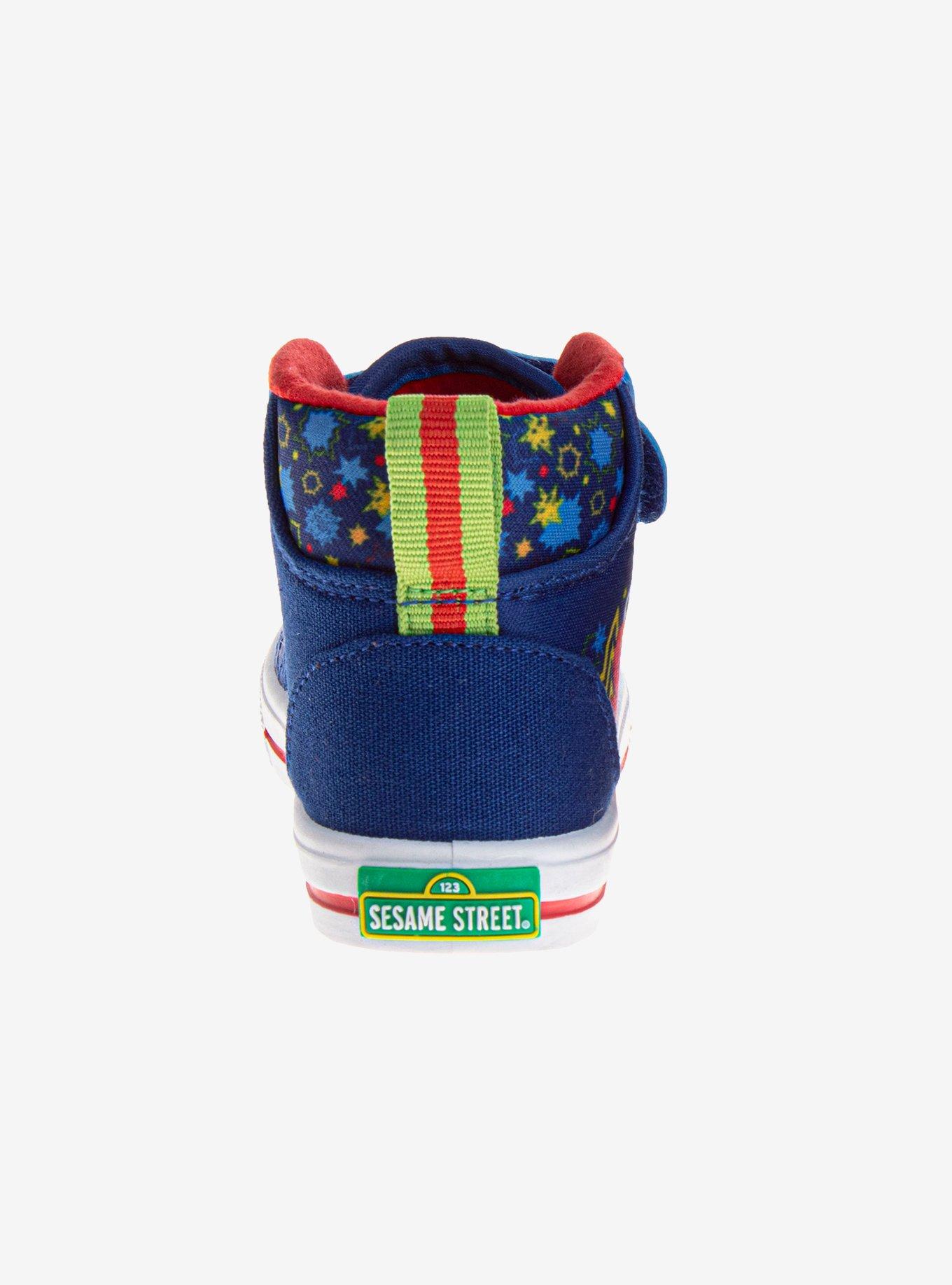 Sesame Street Toddler & Kids Elmo High Top Sneakers, BLUE, alternate