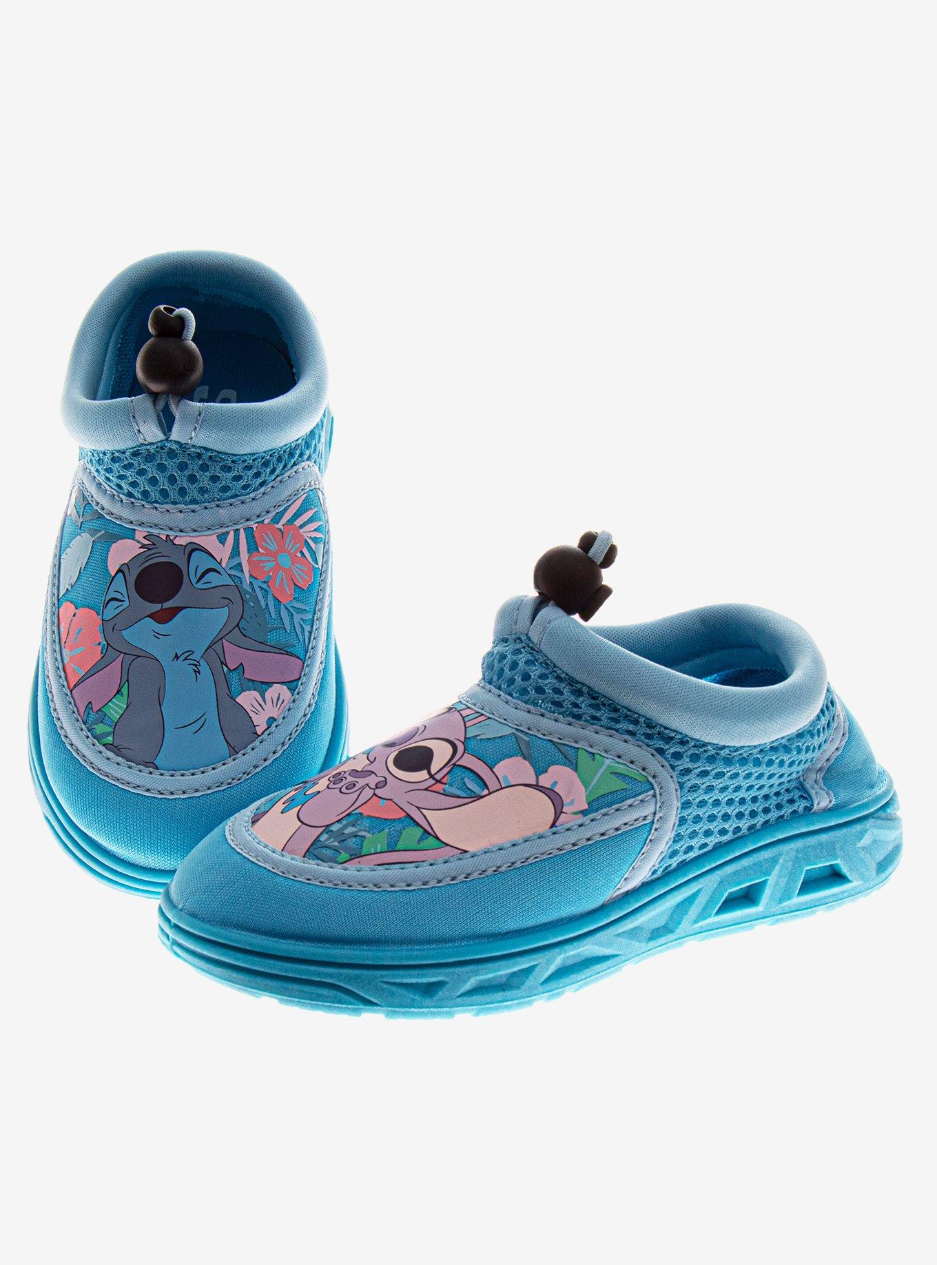 Disney Lilo & Stitch Angel Toddler & Girls Dual Sizes Water Shoes, BLUE, alternate