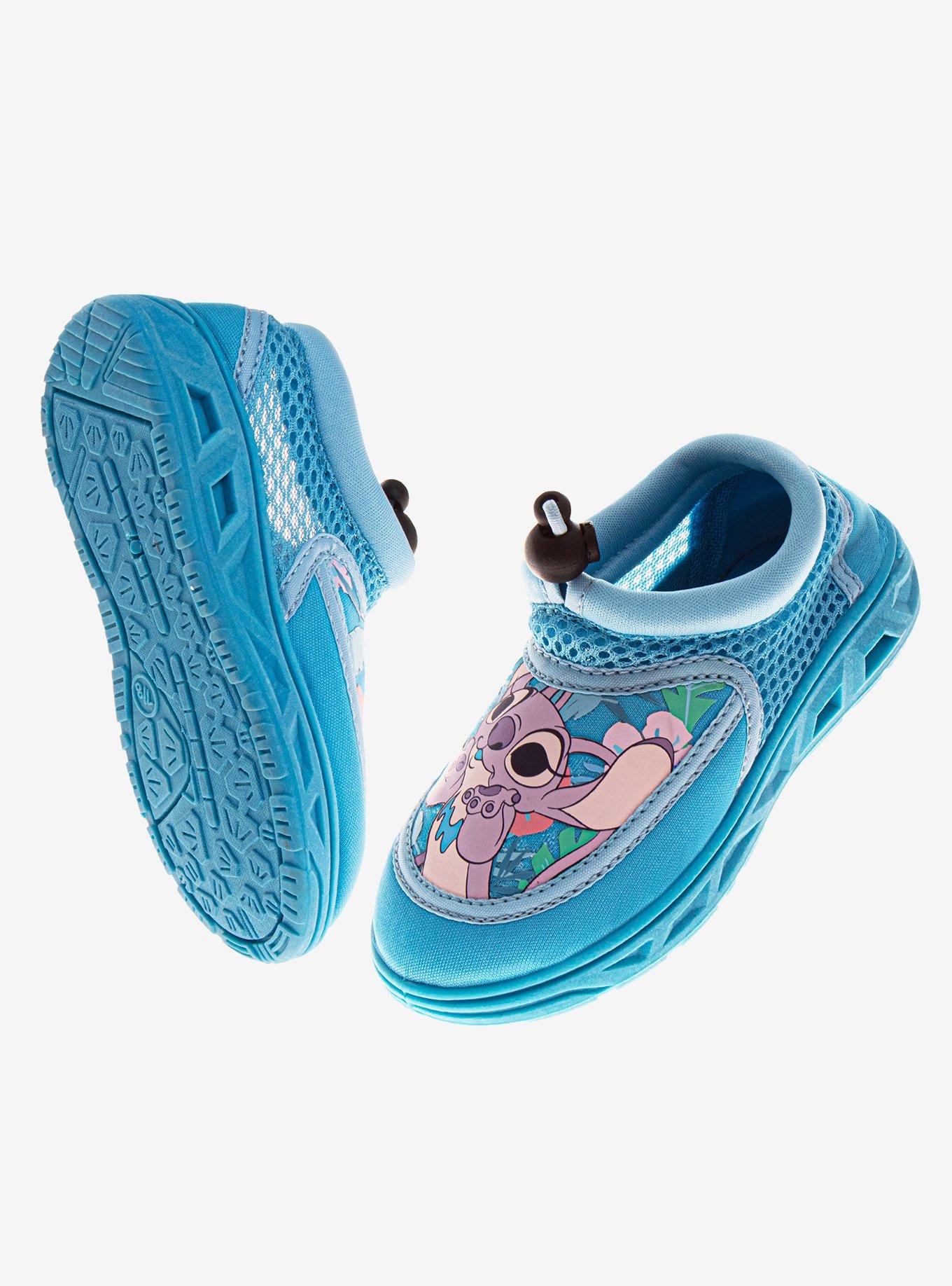 Disney Lilo & Stitch Angel Toddler & Girls Dual Sizes Water Shoes, BLUE, alternate