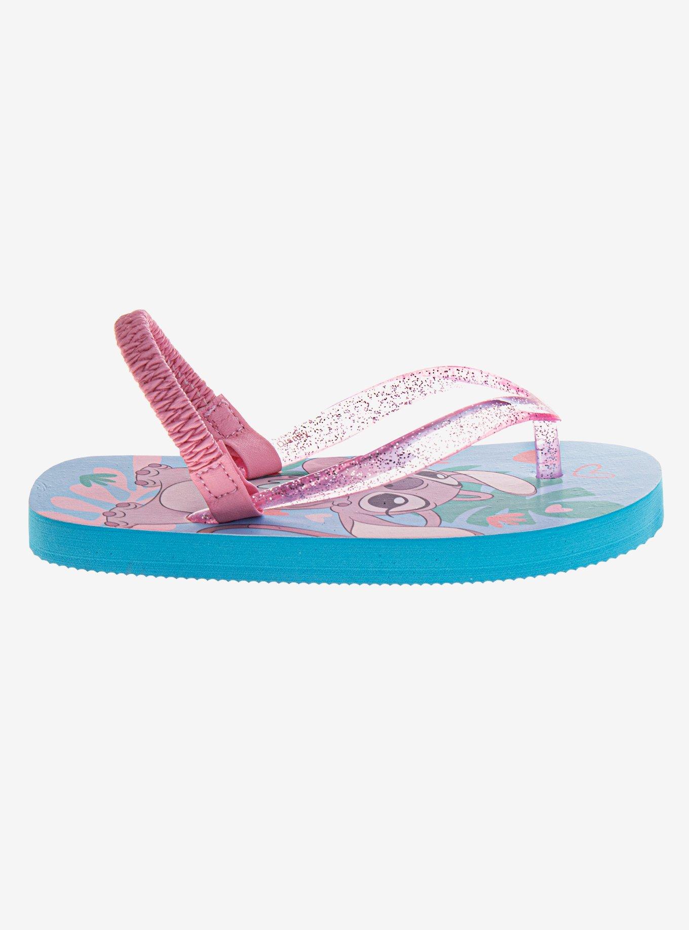 Disney Lilo & Stitch and Angel Toddler & Girls Dual Sizes Flip Flops, , hi-res