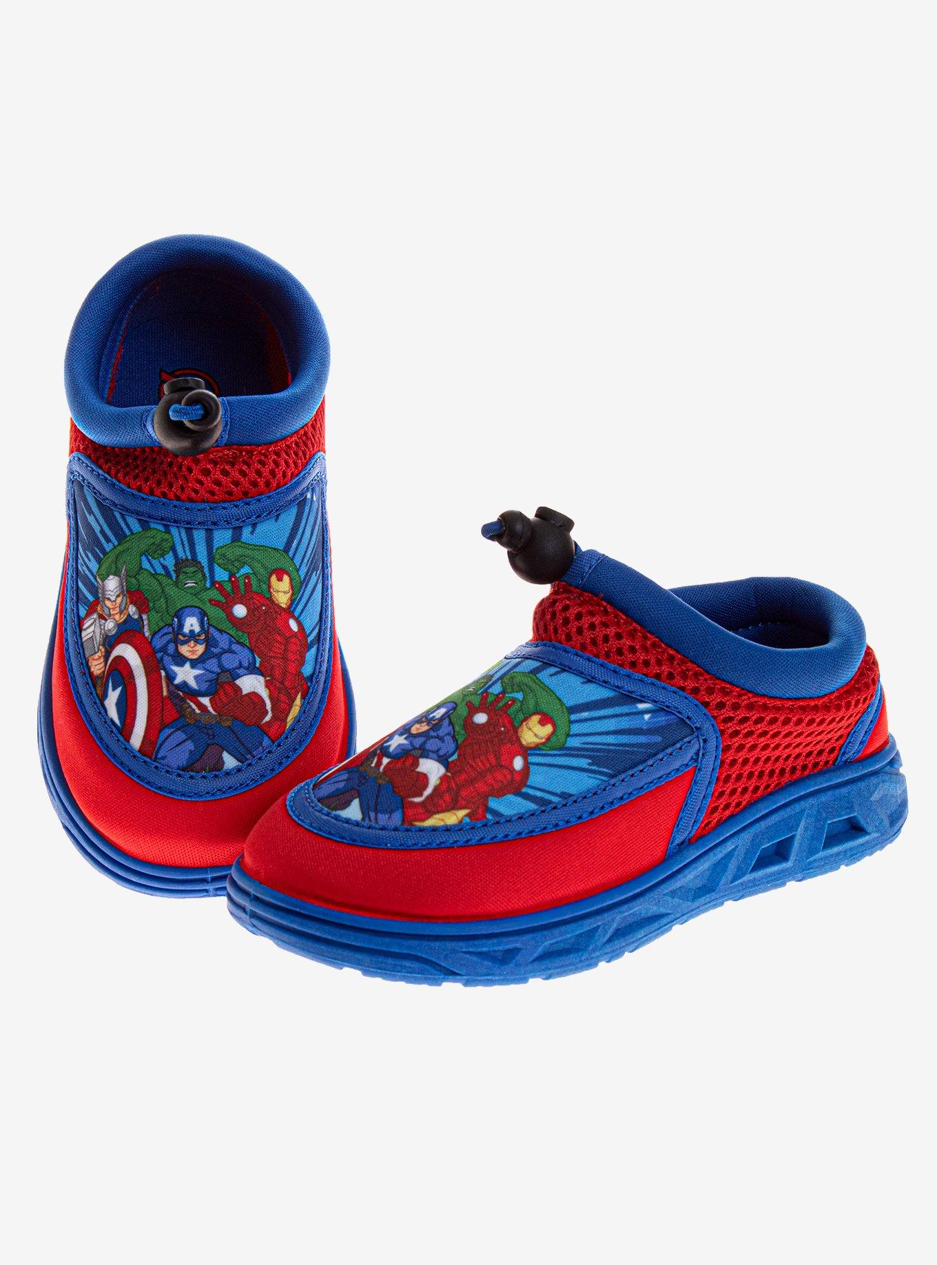 Marvel Avengers Super Heroes Toddler & Boys Water Shoes, RED, alternate