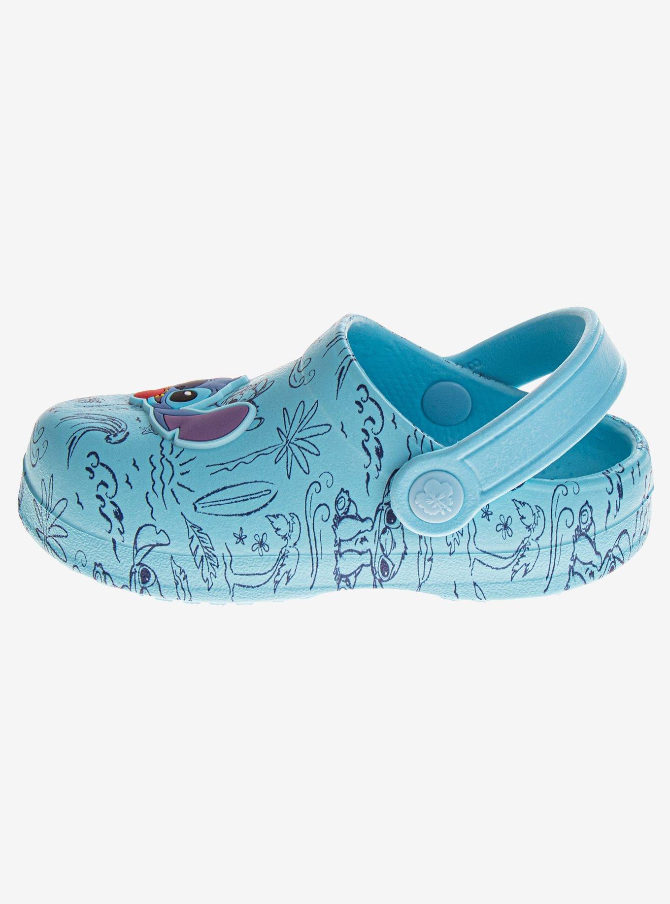 Disney Lilo & Stitch & Angel Toddler & Girls Dual Sizes Clogs, BLUE, alternate
