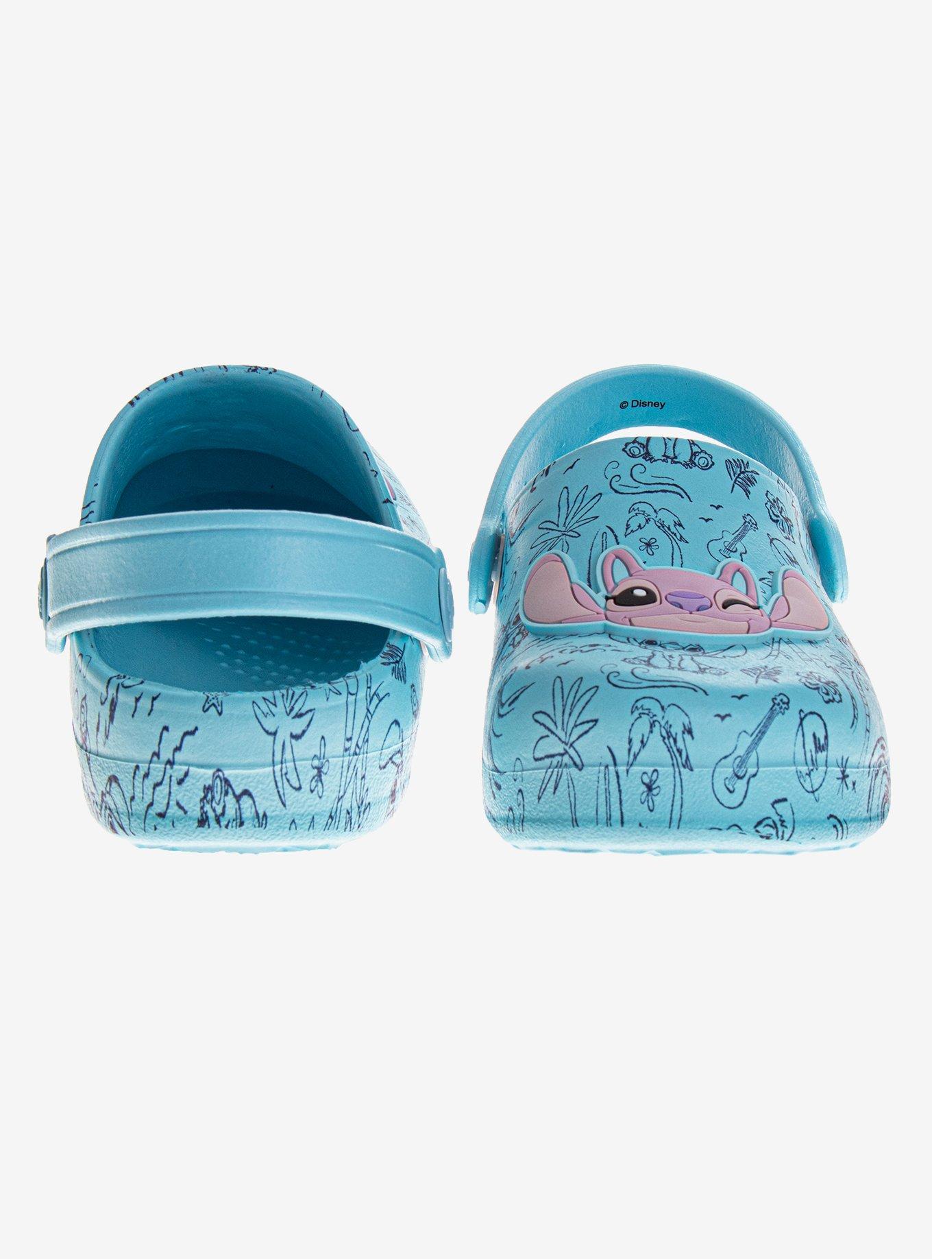 Disney Lilo & Stitch & Angel Toddler & Girls Dual Sizes Clogs, BLUE, alternate