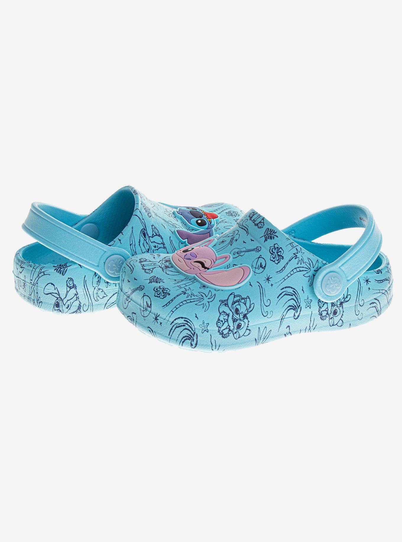 Disney Lilo & Stitch & Angel Toddler & Girls Dual Sizes Clogs, BLUE, alternate