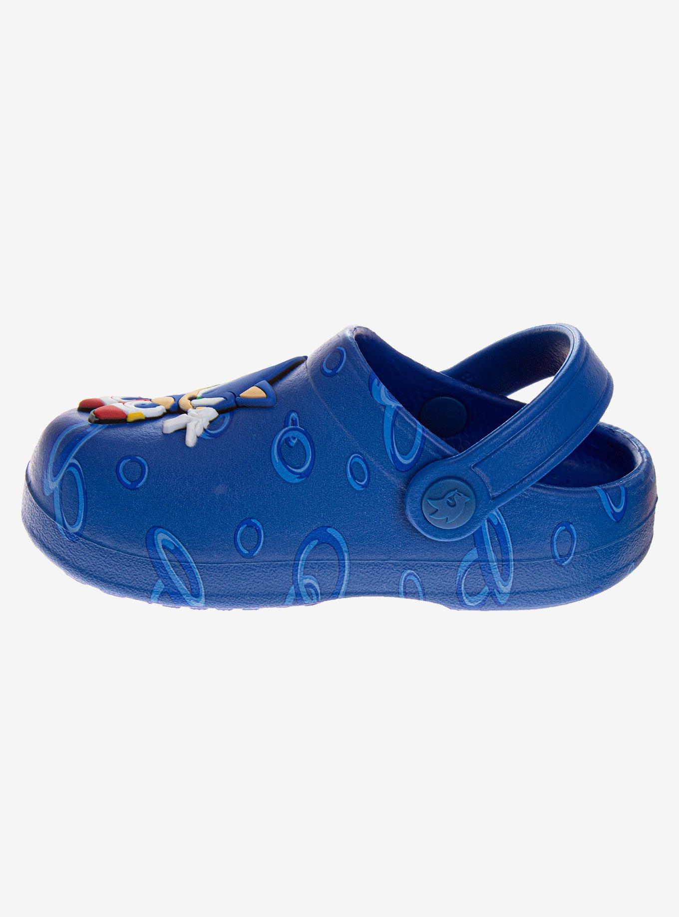 Sonic The Hedgehog Toddler & Boys Dual Sizes Clogs, BLUE, alternate
