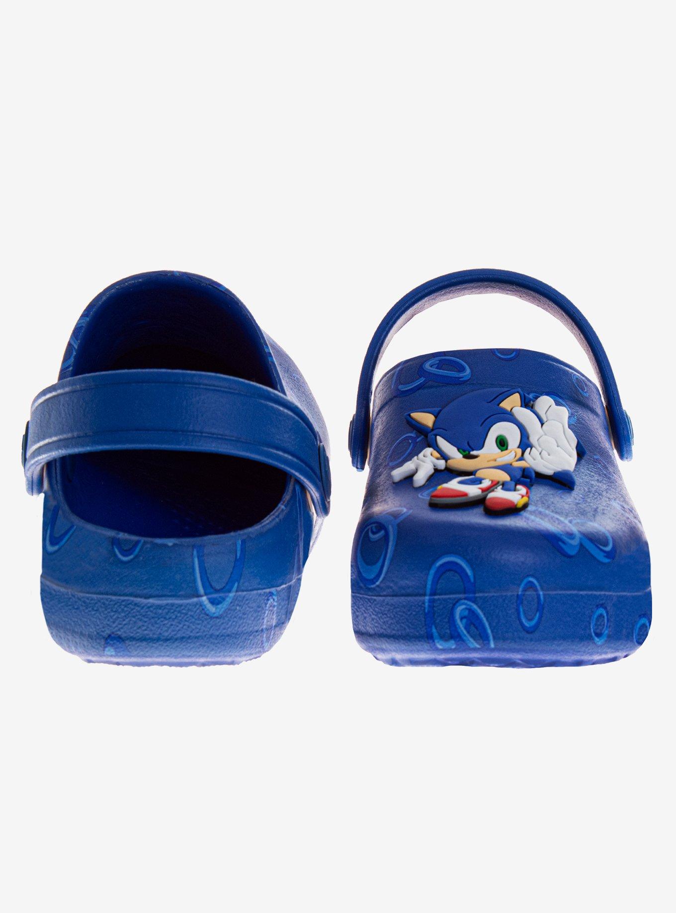 Sonic The Hedgehog Toddler & Boys Dual Sizes Clogs, BLUE, alternate
