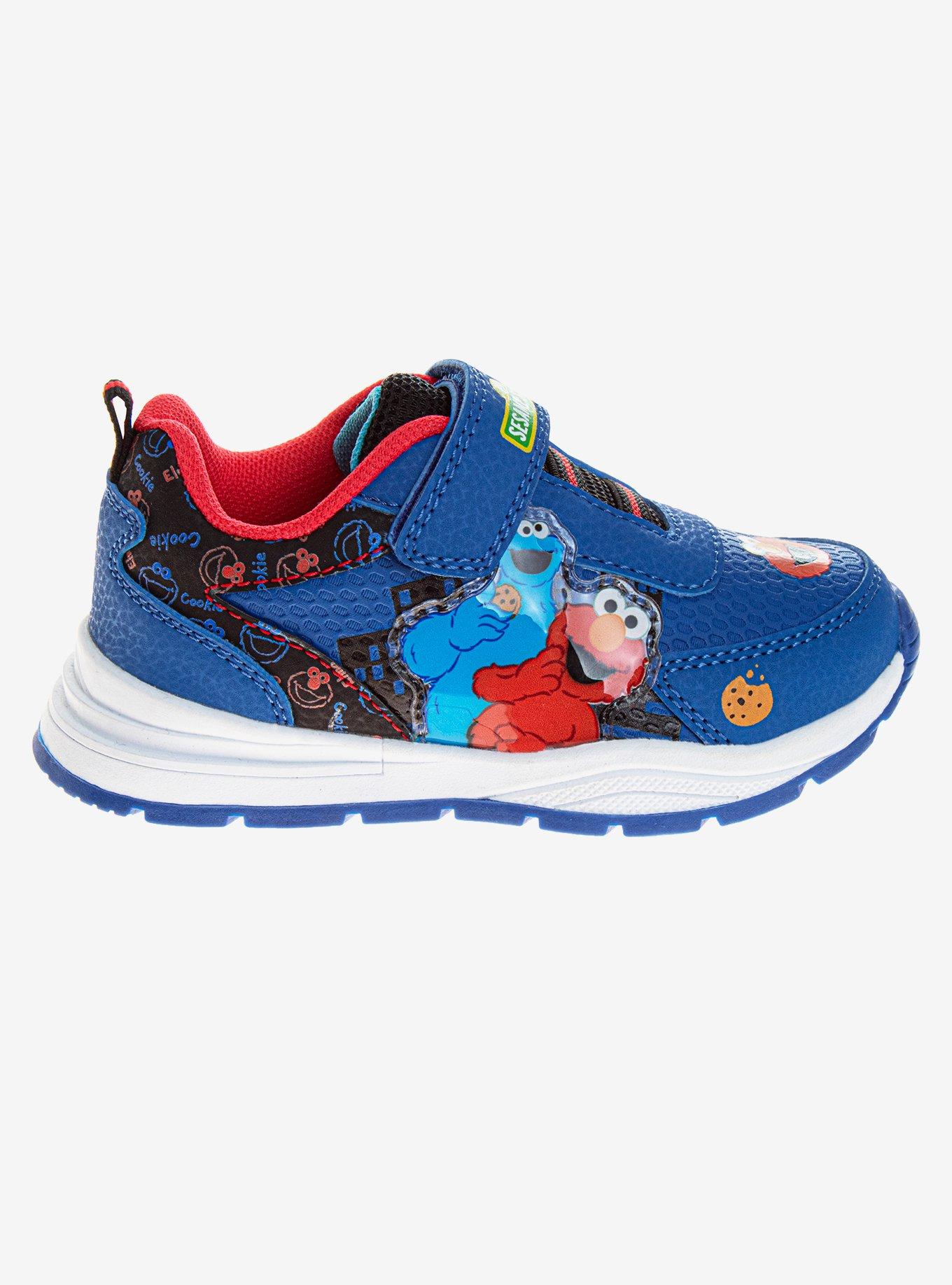 Sesame Street Kids Cookie and Elmo Hook and Loop Sneaker, , hi-res