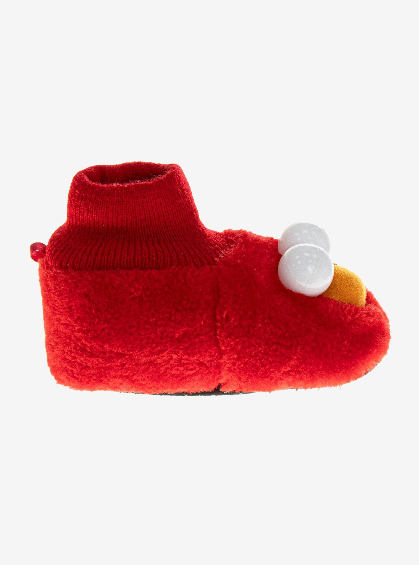 Sesame Street Curious Elmo Toddler & Kids Dual Sizes Slippers, , hi-res