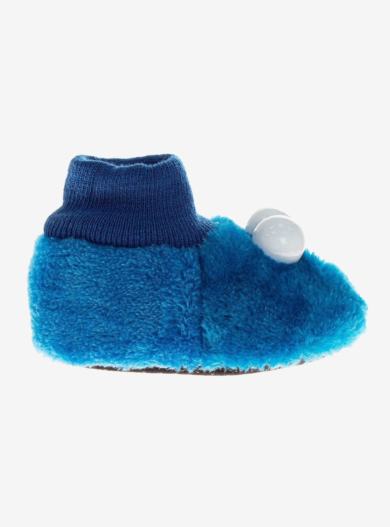 Sesame Street Happy Cookie Monster Toddler & Kids Slippers, , hi-res