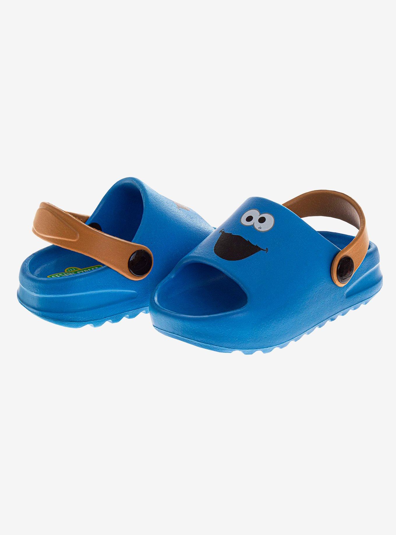 Sesame Street Cookie Monster Waterproof Toddler & Kids Sandals, BLUE, alternate