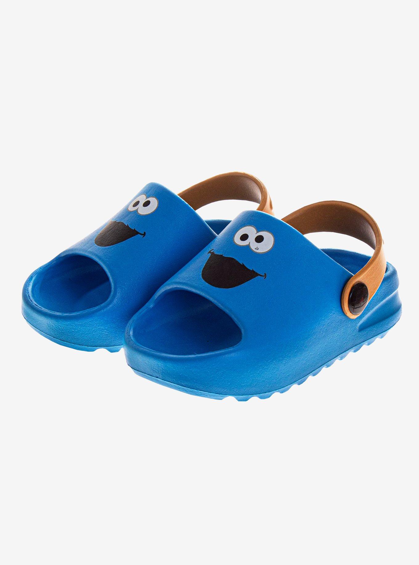 Sesame Street Cookie Monster Waterproof Toddler & Kids Sandals, BLUE, alternate