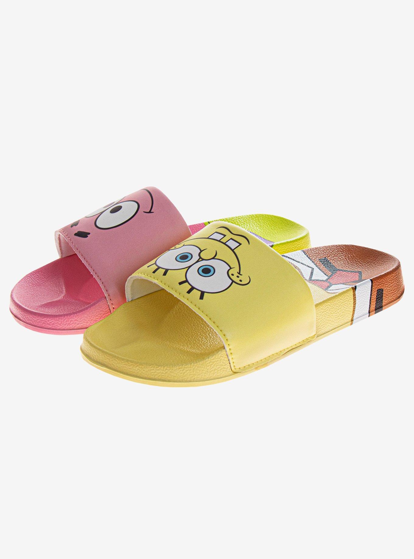 SpongeBob SquarePants Little Kids Dual Sizes Slides, RED, alternate