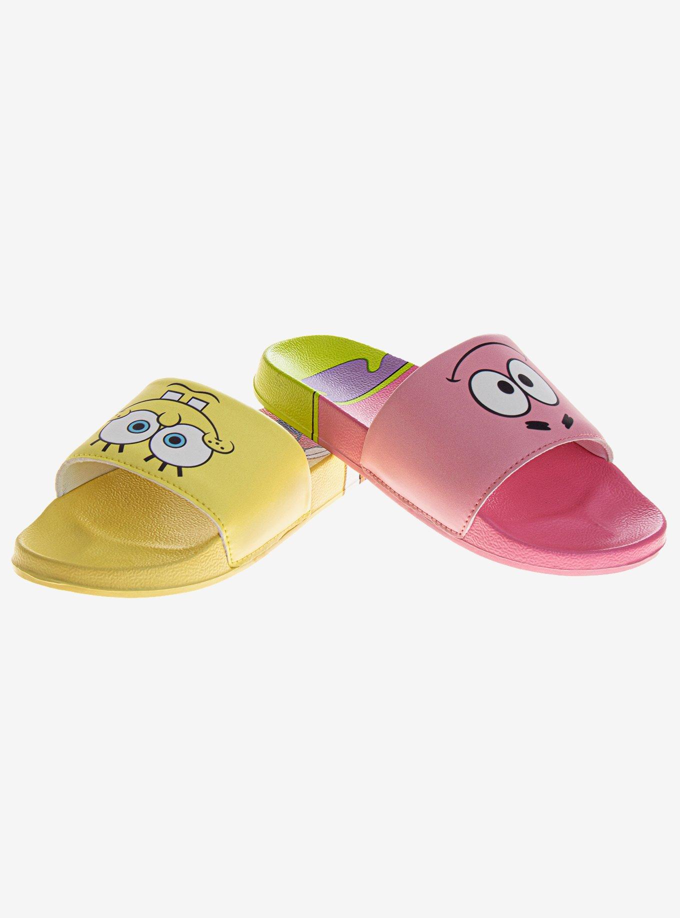 SpongeBob SquarePants Little Kids Dual Sizes Slides, RED, alternate