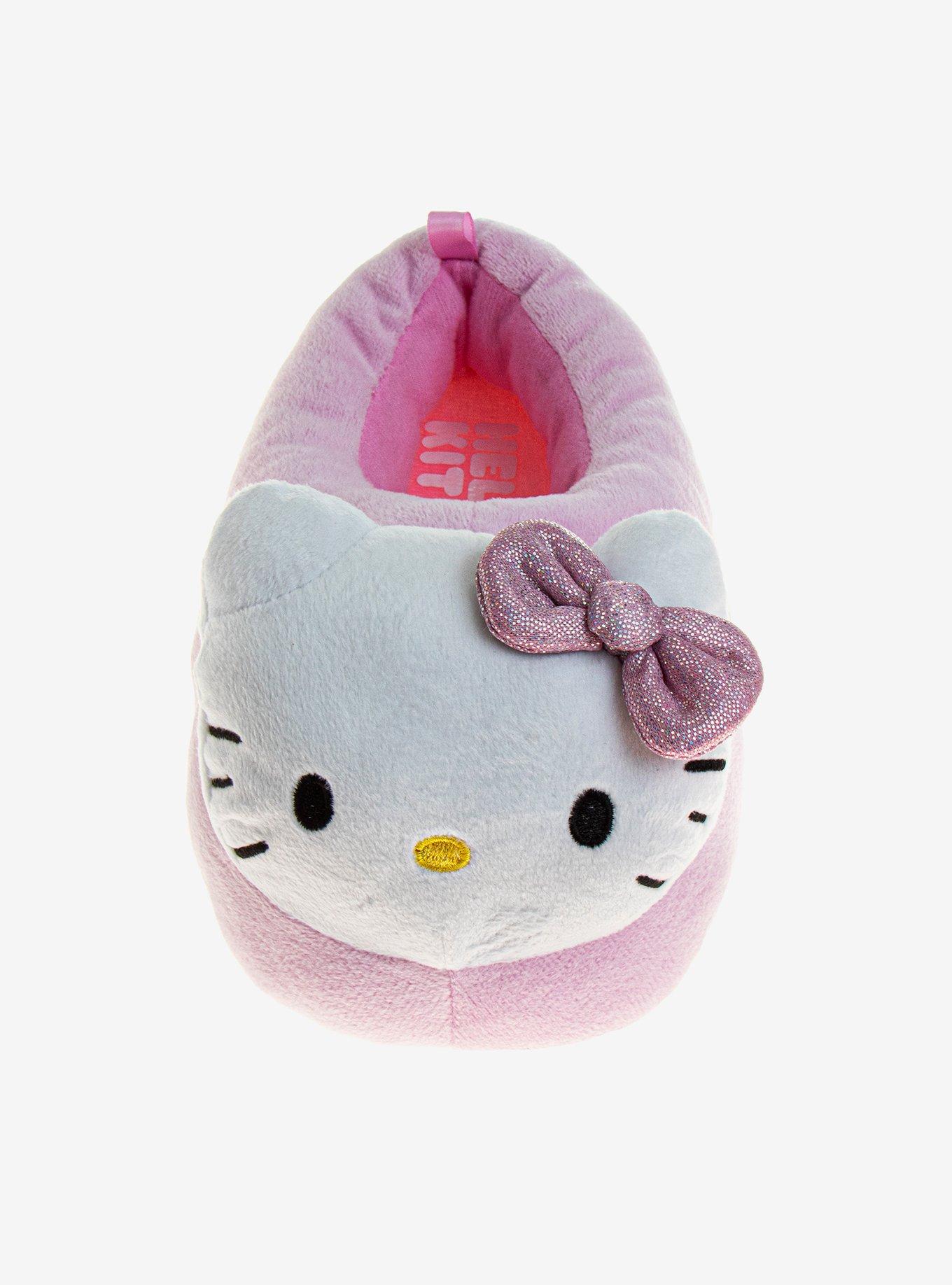 Hello Kitty Dual Sizes 3D Girls Slippers, PINK, alternate