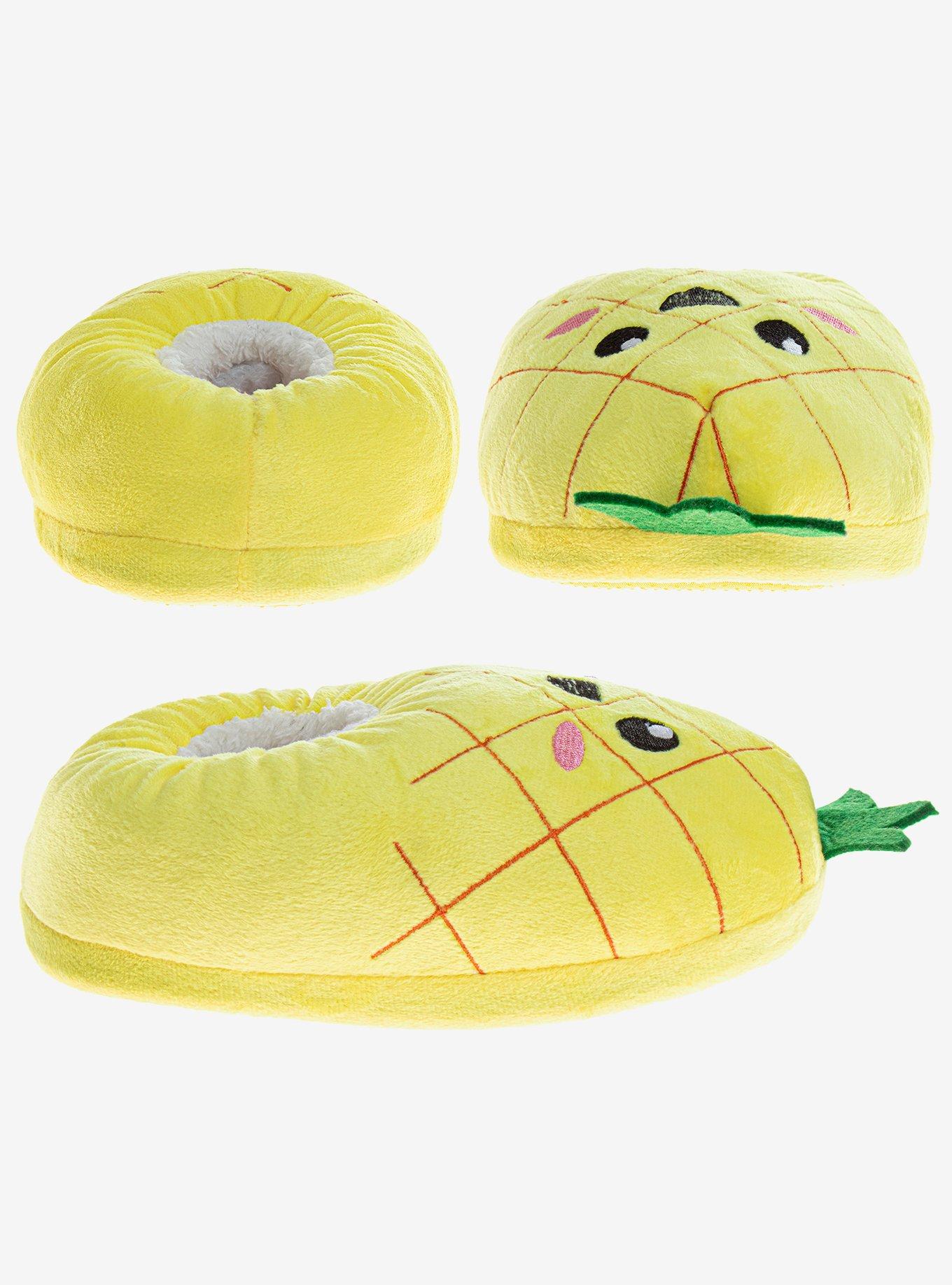 Pineapple Girls Comfy Slippers, BRIGHT YELLOW, alternate
