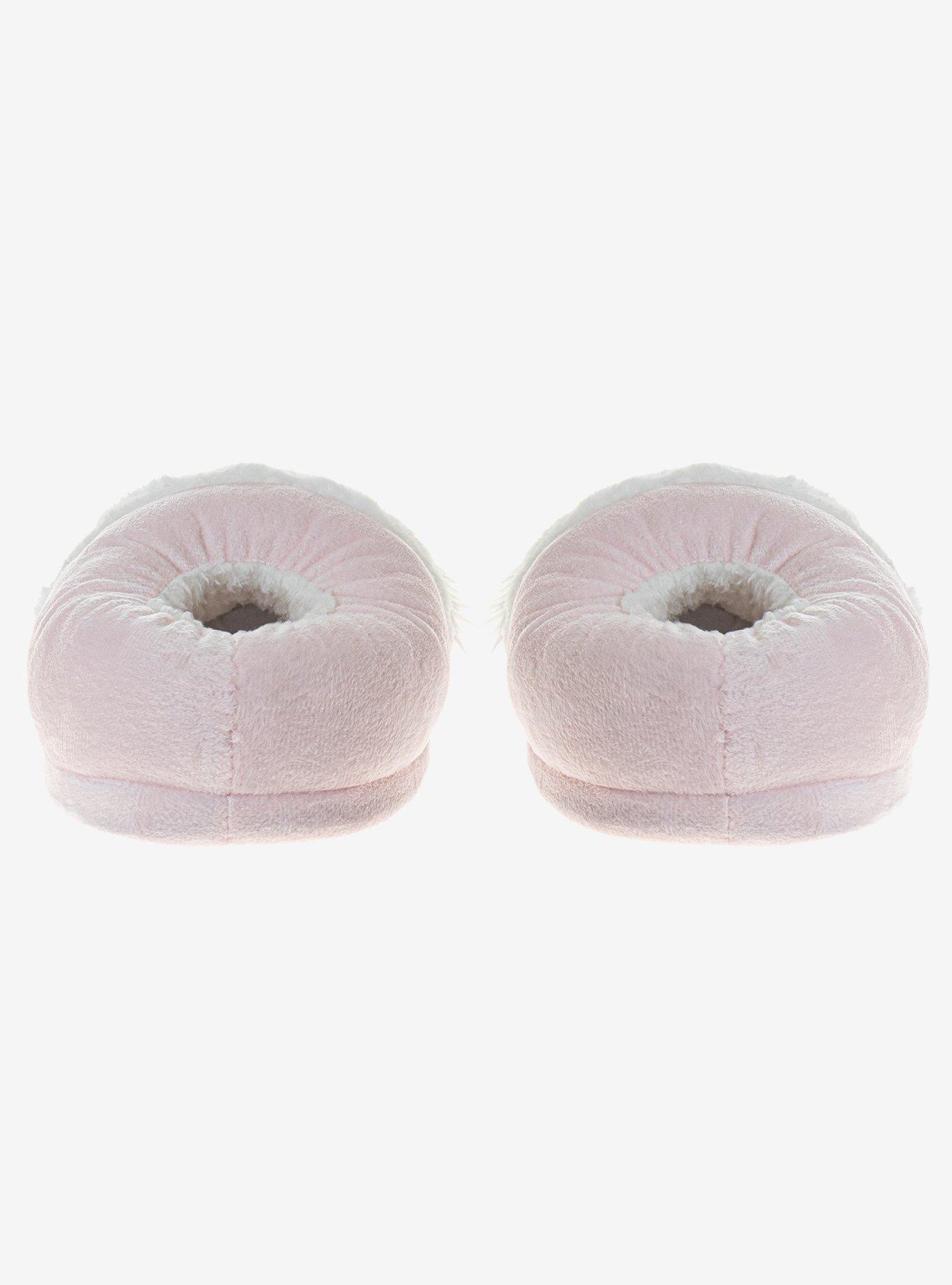 Pink Unicorn Girls Comfy Slippers, PINK, alternate