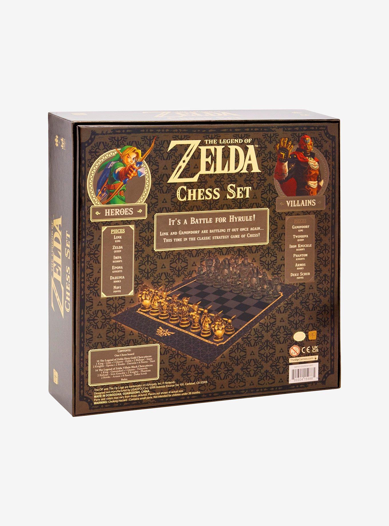 The Legend of Zelda Chess Set