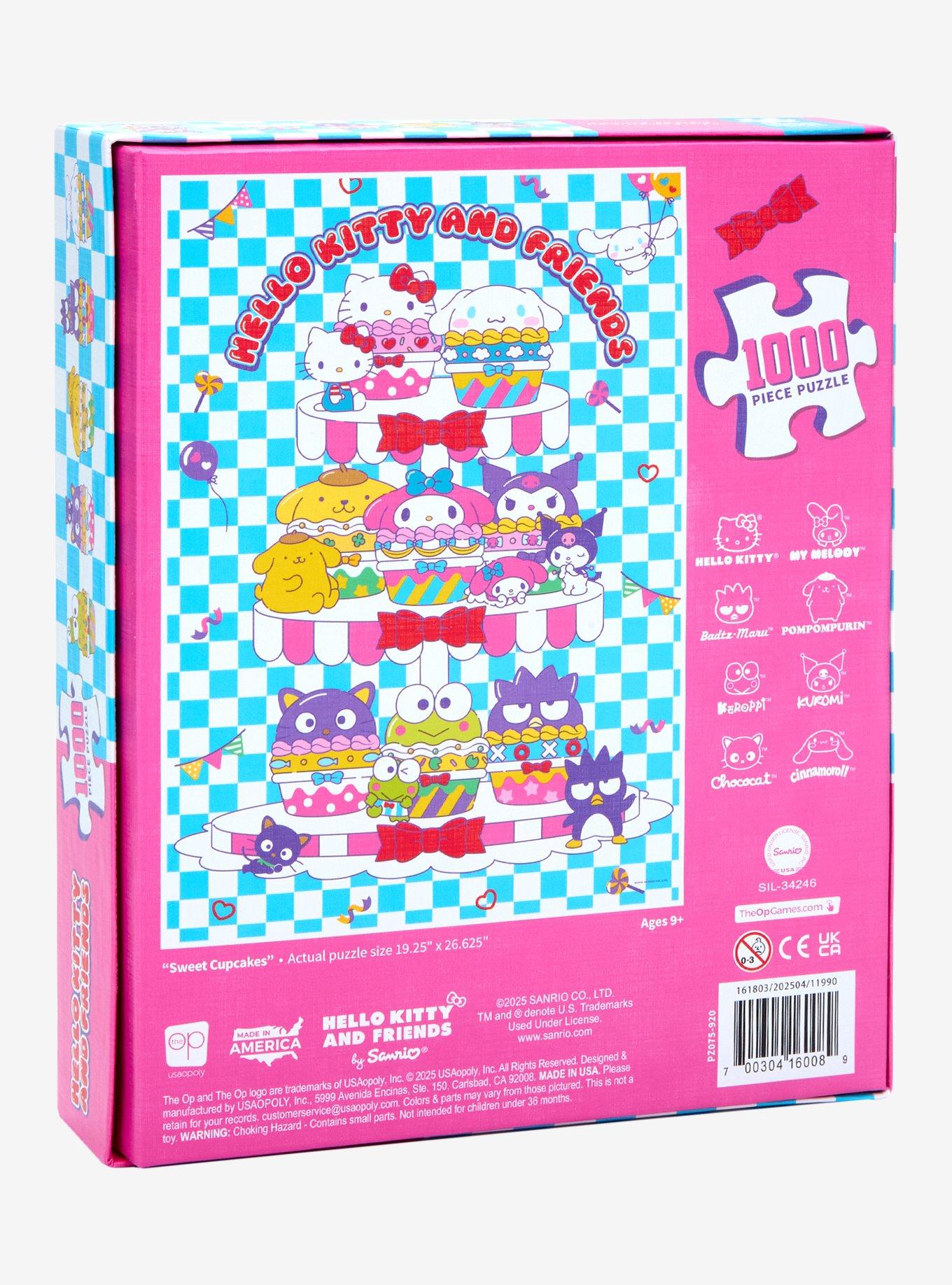Sanrio Hello Kitty & Friends Cupcakes 1000 Piece Puzzle