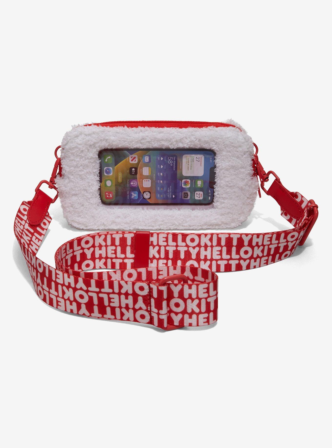 Sonix Sanrio Hello Kitty Plush Wallet & Phone Holder Crossbody Bag, , alternate