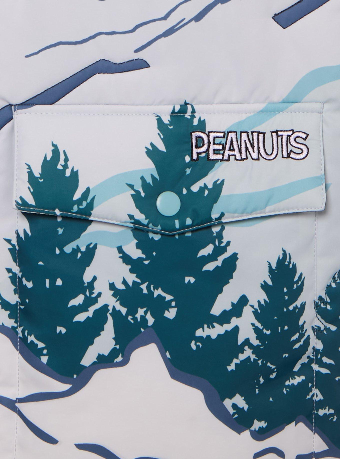 Peanuts Skiing Scene Puffer Vest - BoxLunch Exclusive, MULTI, alternate