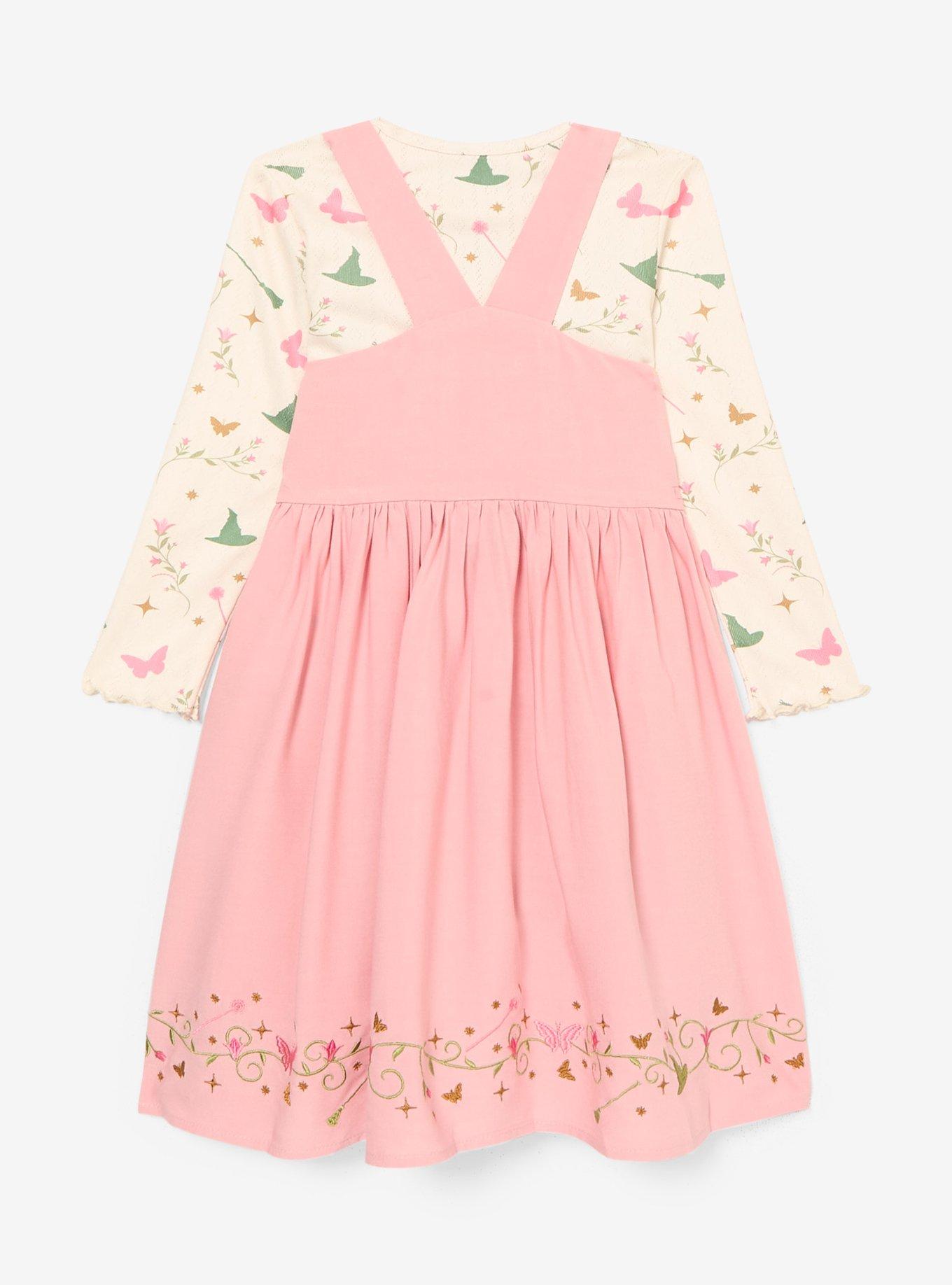 Wicked Glinda & Elphaba Toddler Long Sleeve T-Shirt & Dress Set - BoxLunch Exclusive, , hi-res