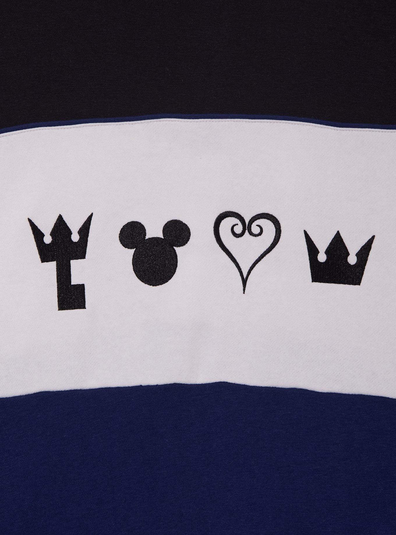 Kingdom Hearts Women's Plus Quarter Zip Crewneck — BoxLunch Exclusive