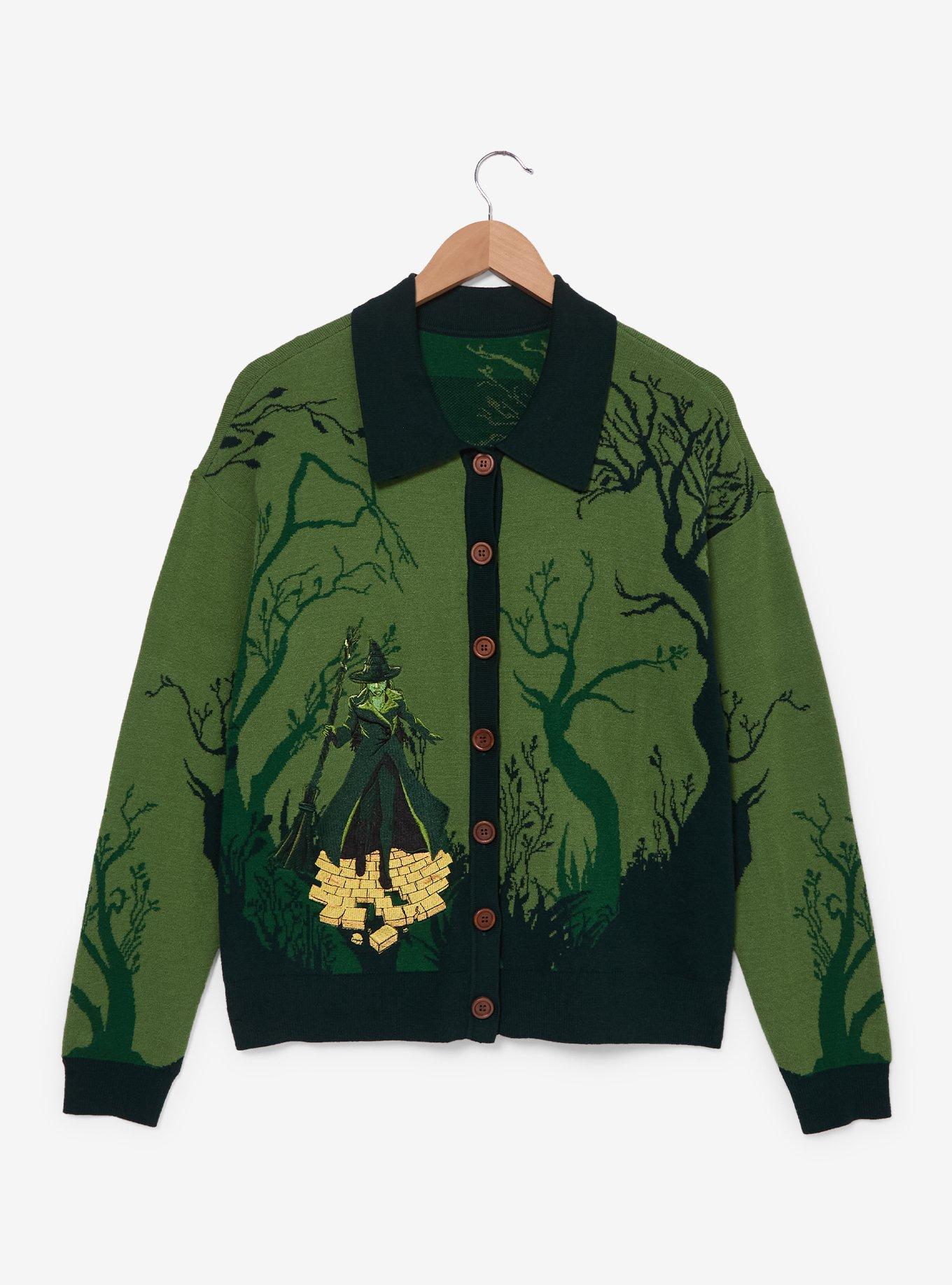 Wicked Elphaba Forest Women's Cardigan - BoxLunch Exclusive, MULTI, alternate