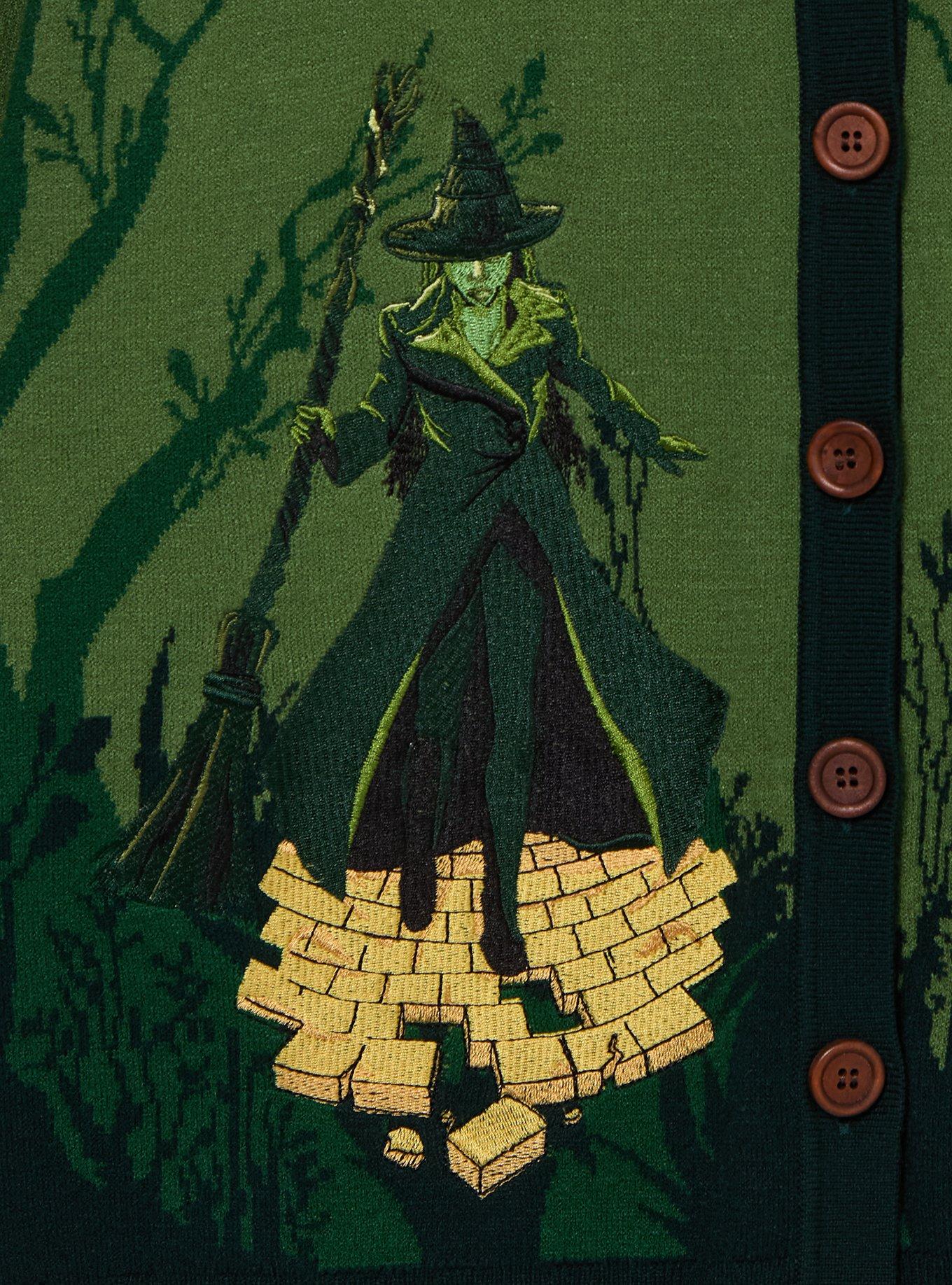 Wicked Elphaba Forest Women's Cardigan - BoxLunch Exclusive, MULTI, alternate