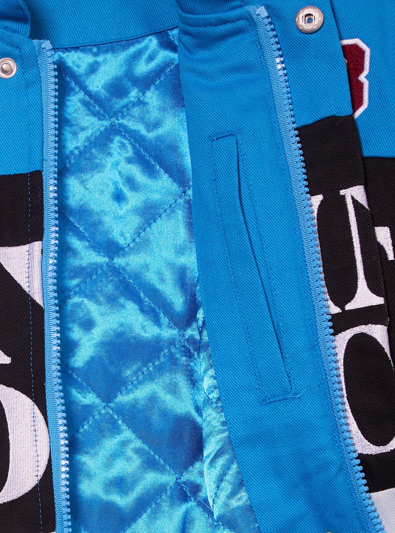 Disney Minnie Mouse Icons Women's Cropped Moto Jacket — BoxLunch Exclusive , BLUE, alternate