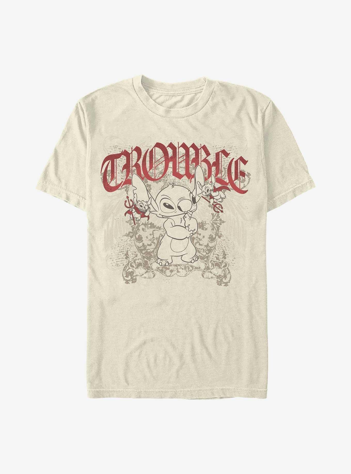 Disney Lilo & Stitch Total Trouble Garment Dye T-Shirt Hot Topic Web Exclusive, , hi-res